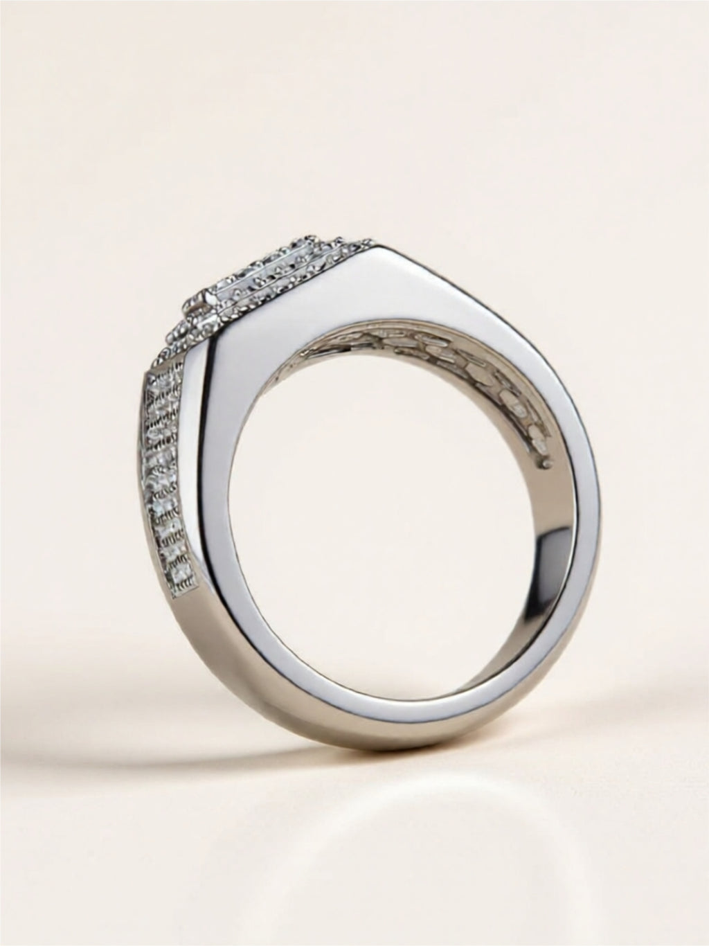 Moissanite 925 Sterling Silver Ring