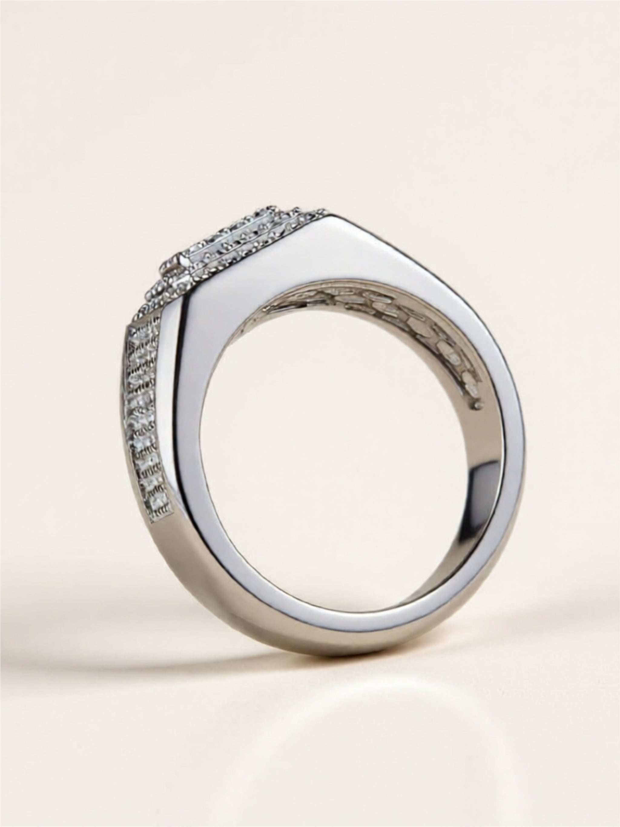 Moissanite 925 Sterling Silver Ring