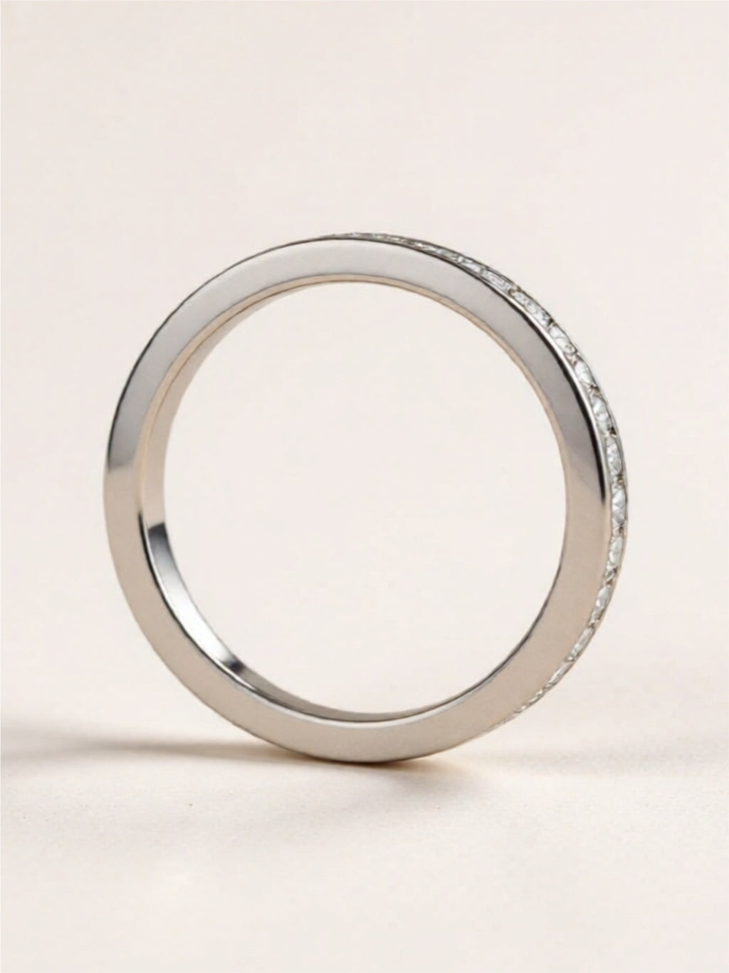 925 Sterling Silver Moissanite Ring