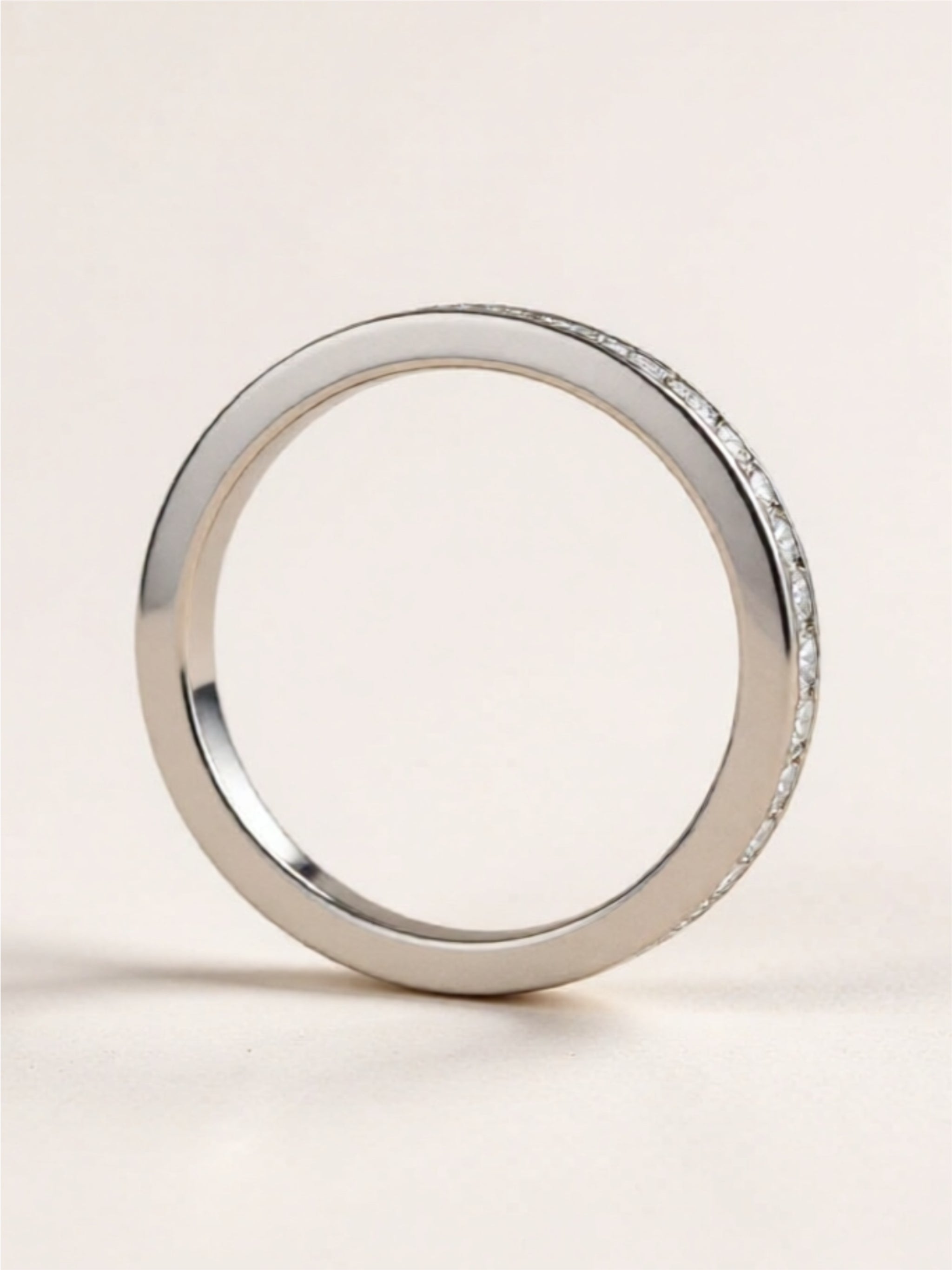 925 Sterling Silver Moissanite Ring