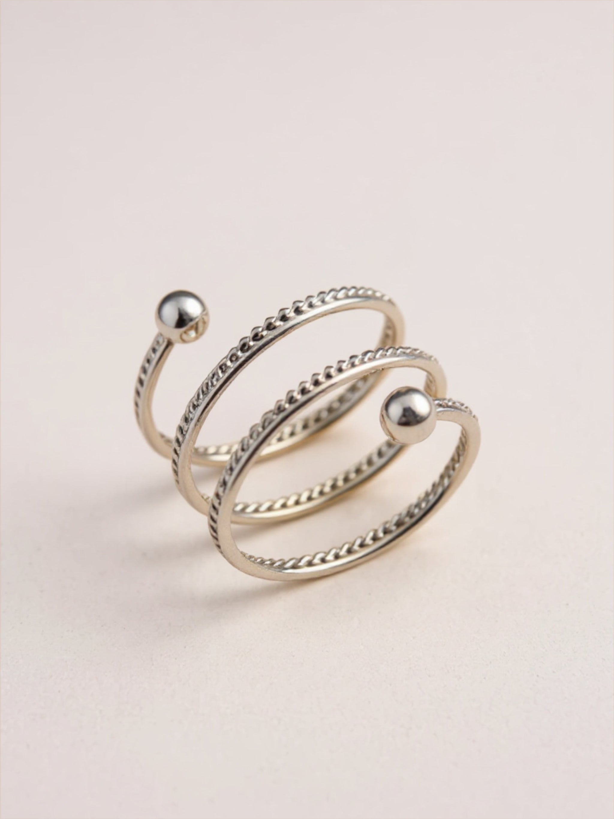 Titanium Steel Wrap Ring