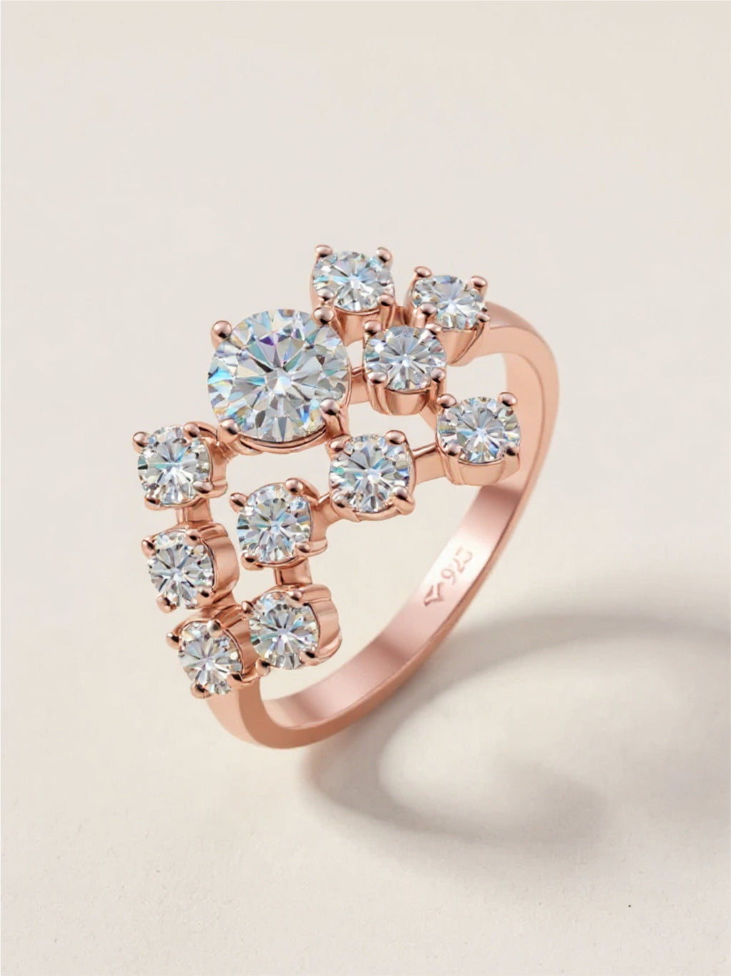 1.2 Carat Moissanite 925 Sterling Silver Ring