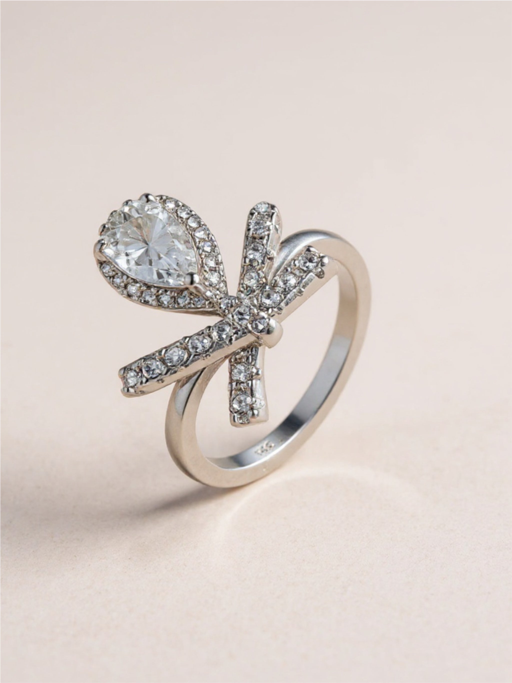 1 Carat Moissanite CZ 925 Sterling Silver Ring
