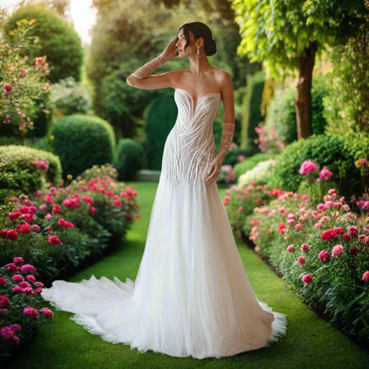 Lace Mermaid Wedding Dress With Jacket