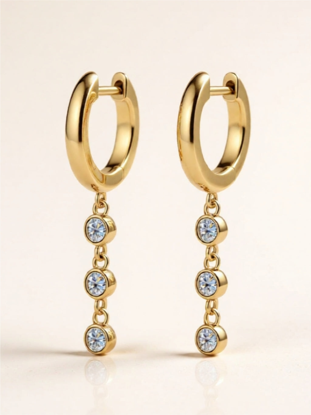 Moissanite 925 Sterling Silver Earrings