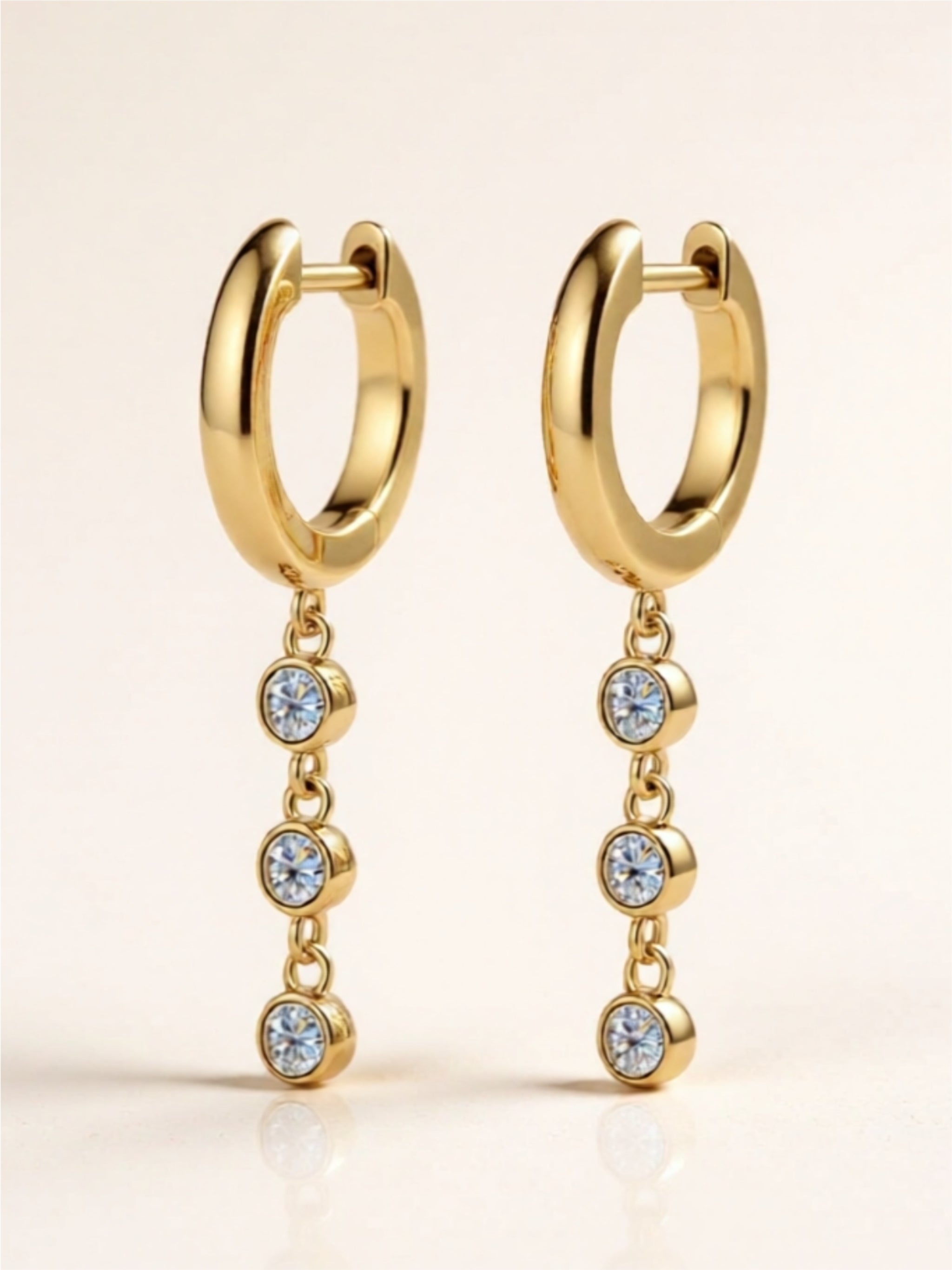 Moissanite 925 Sterling Silver Earrings