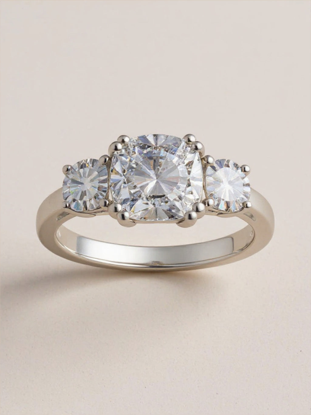 3.5 Carat Moissanite 925 Sterling Silver Ring