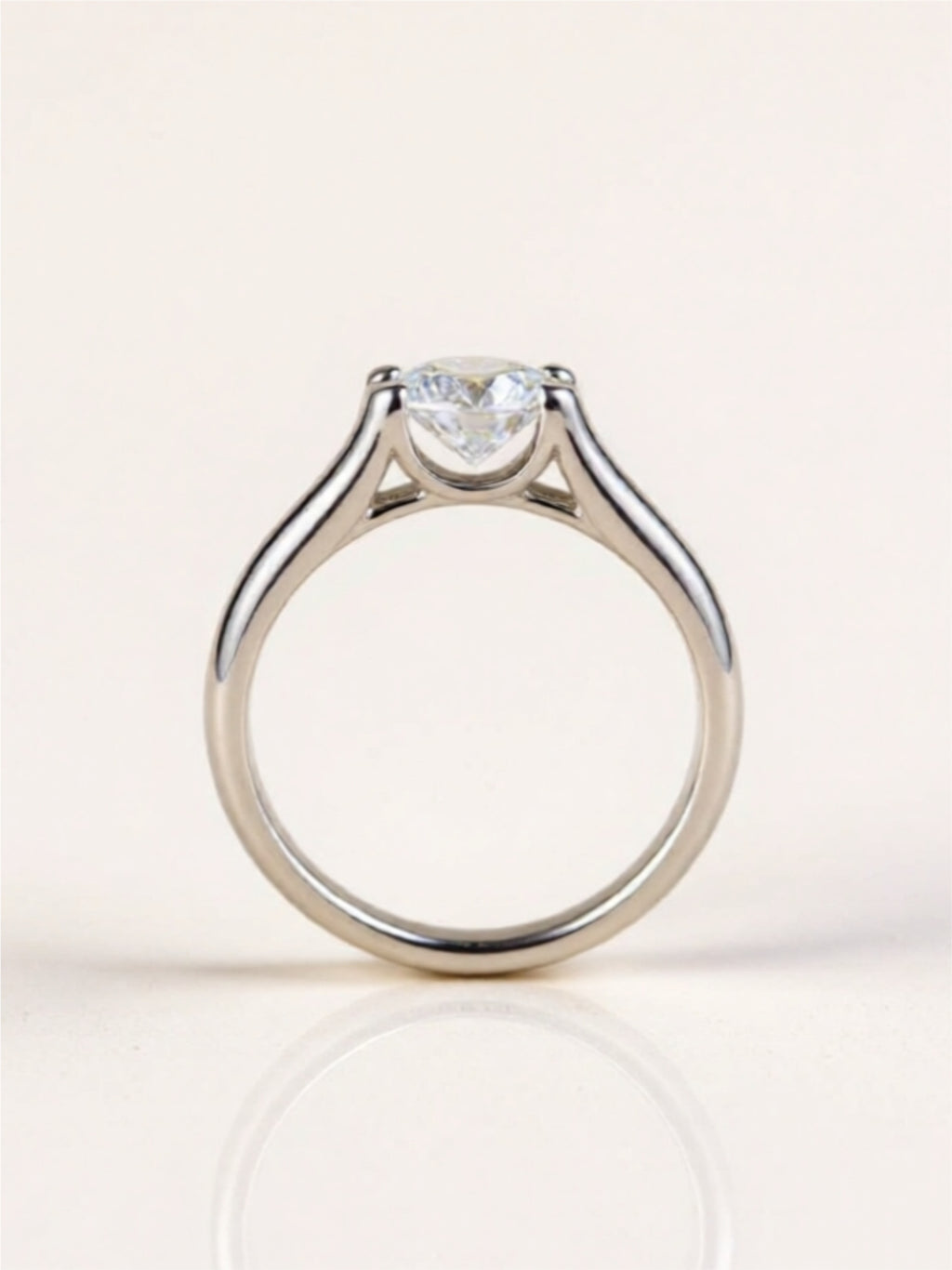1.5 Carat Moissanite 925 Sterling Silver Ring