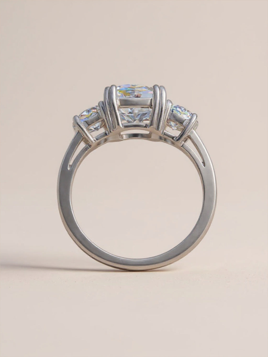 3.5 Carat Moissanite 925 Sterling Silver Ring