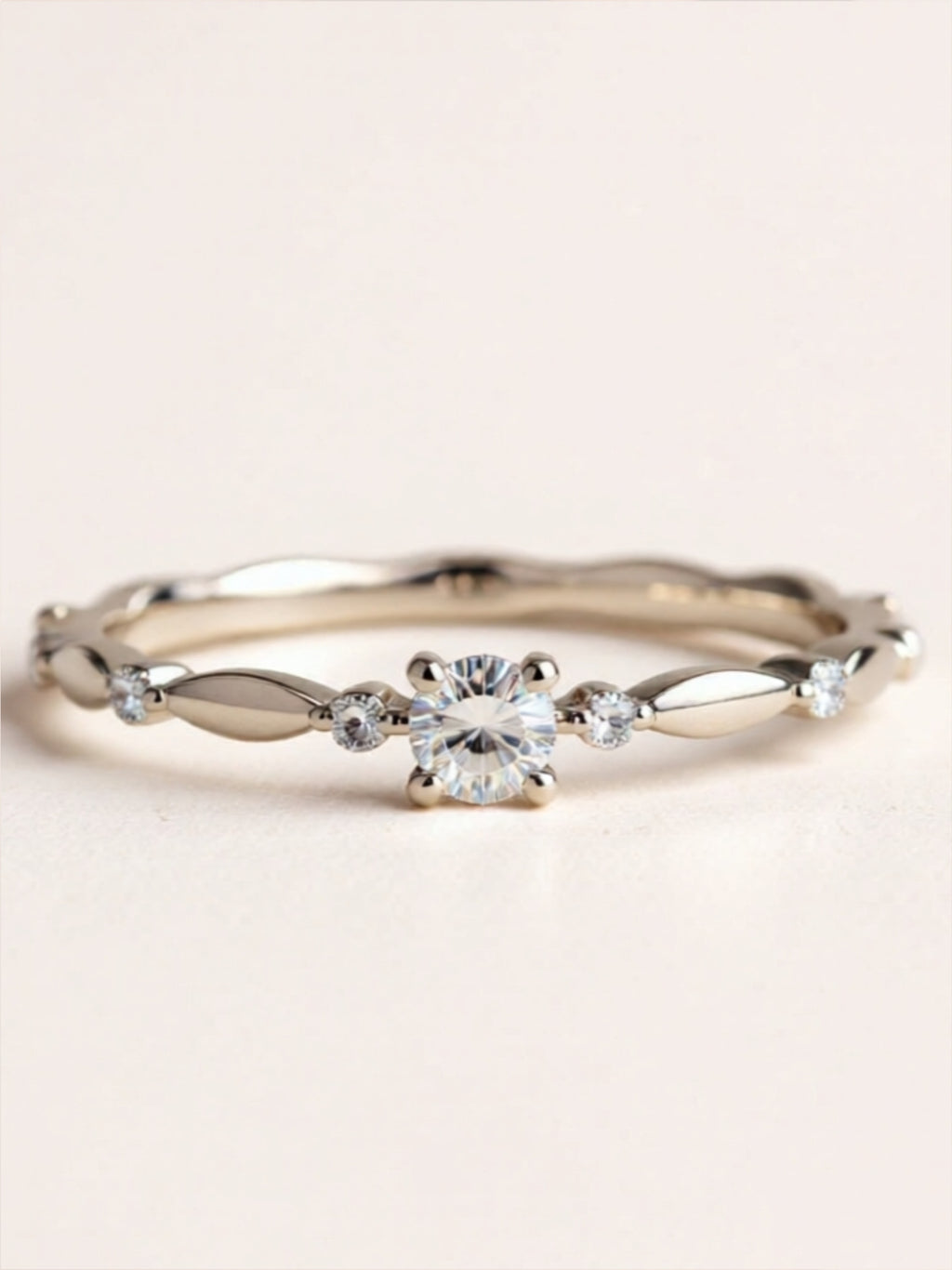 Moissanite 925 Sterling Silver Ring