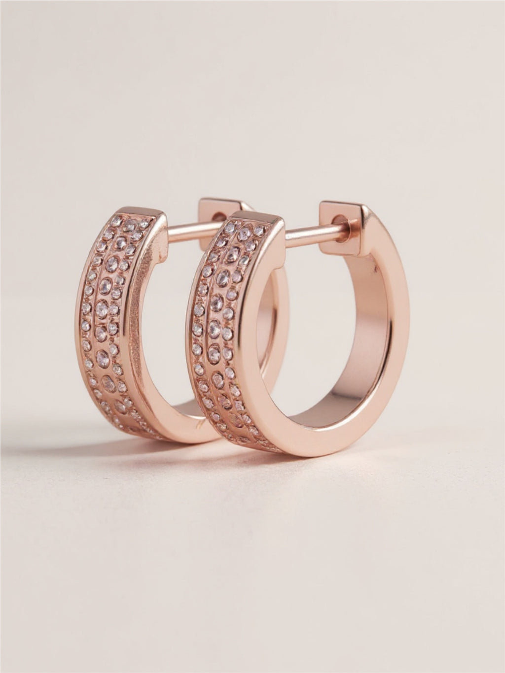 Moissanite 925 Sterling Silver Huggie Earrings