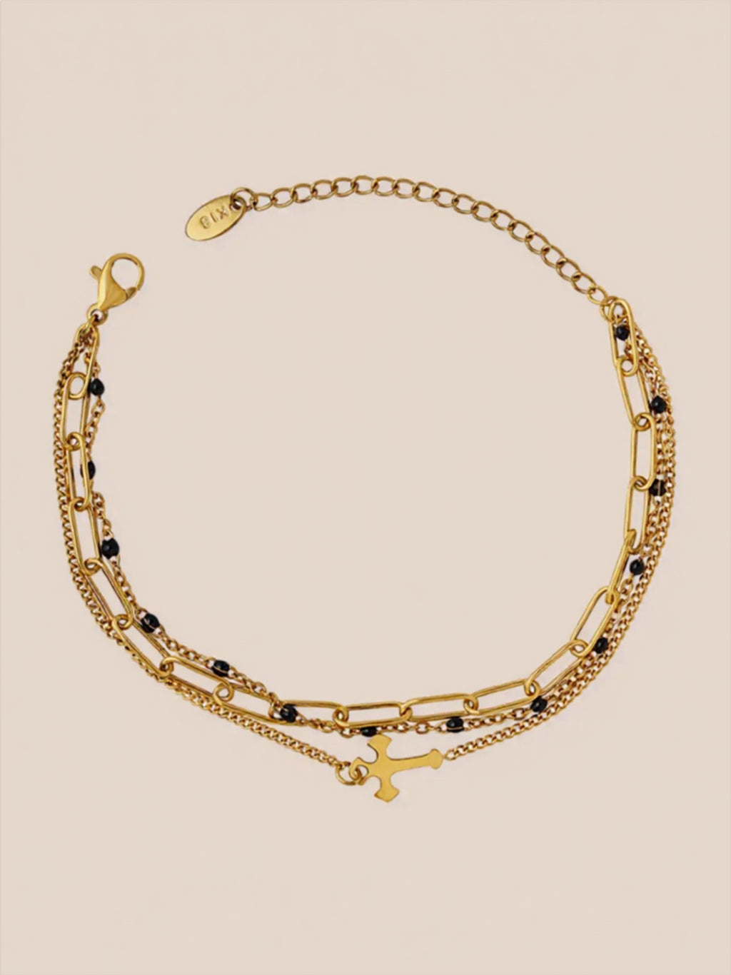 Titanium Steel Three-Layered Bracelet