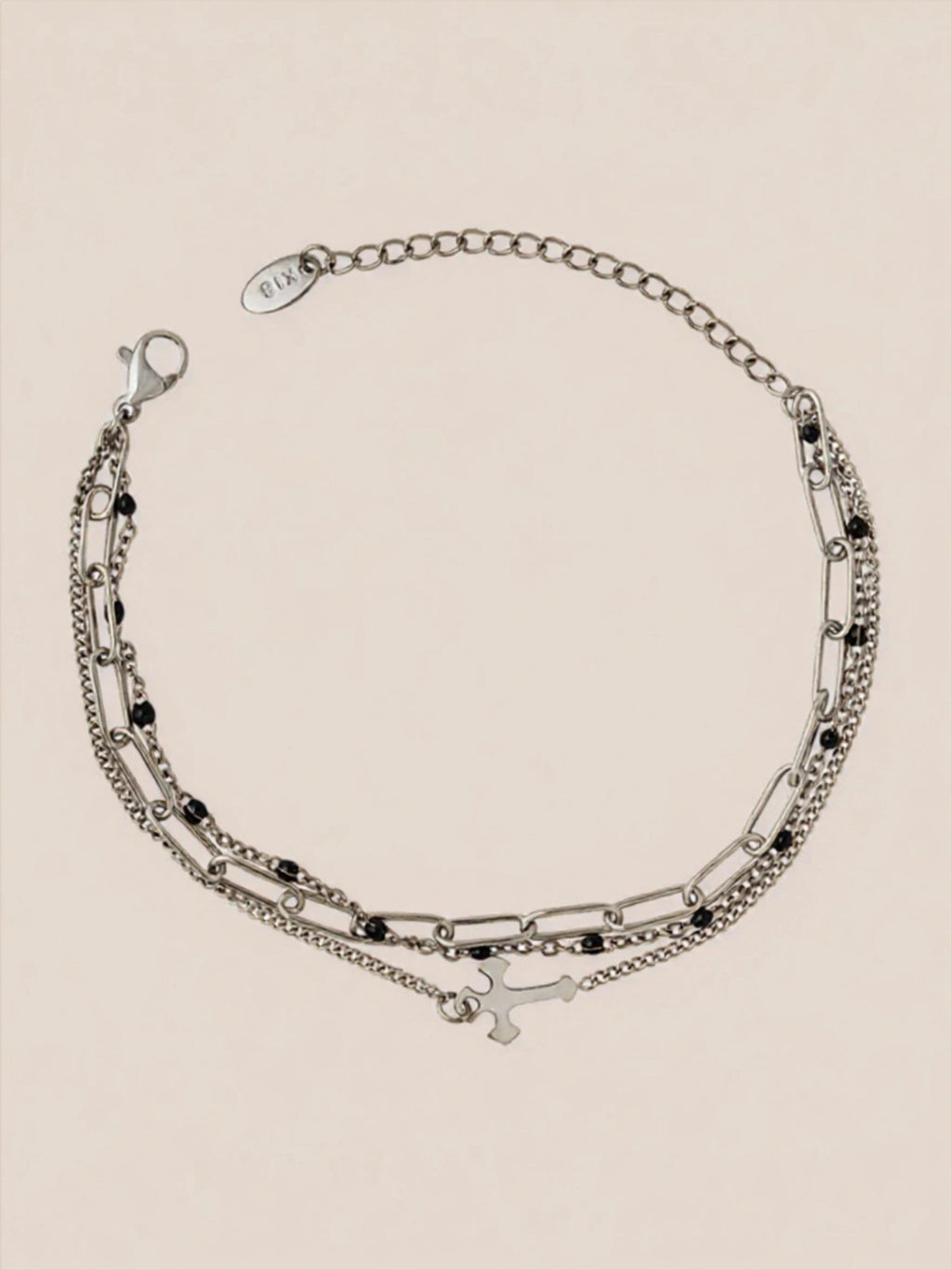 Titanium Steel Three-Layered Bracelet