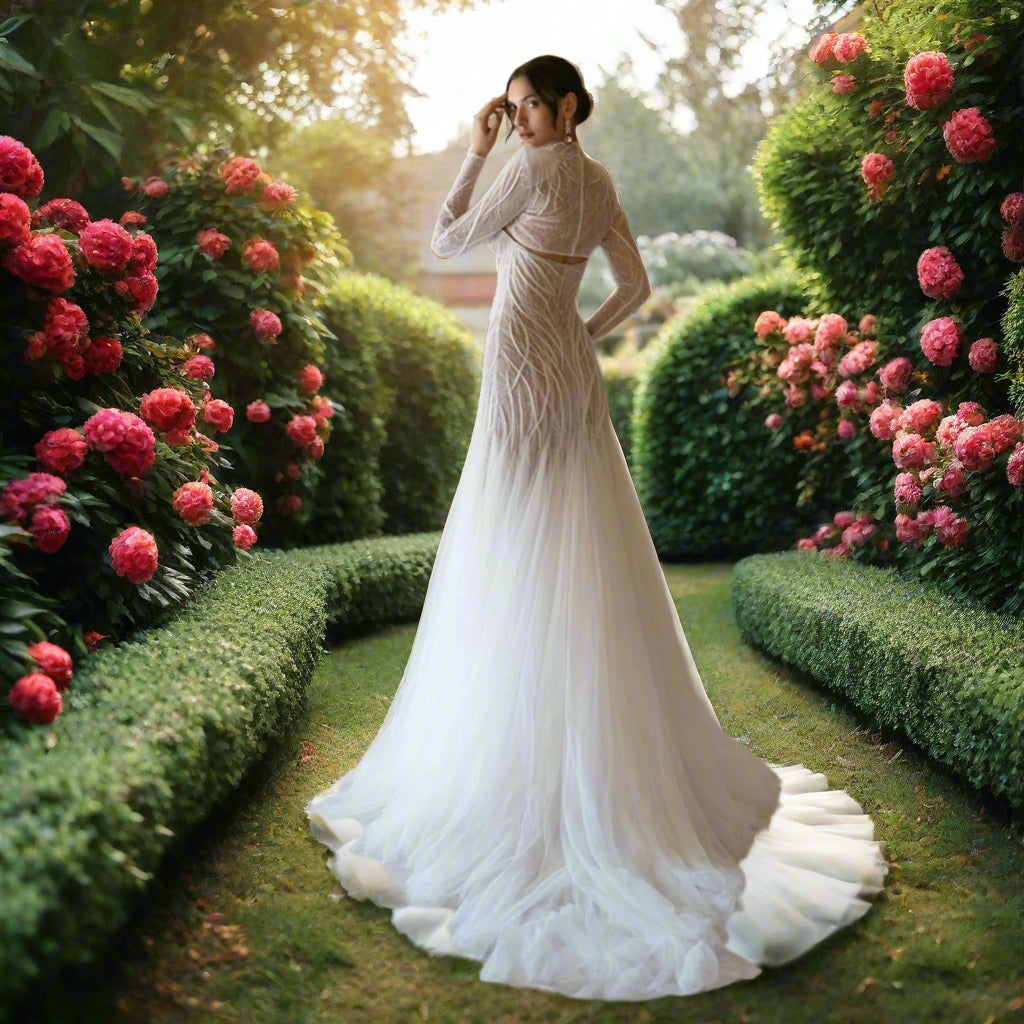 Lace Mermaid Wedding Dress With Jacket