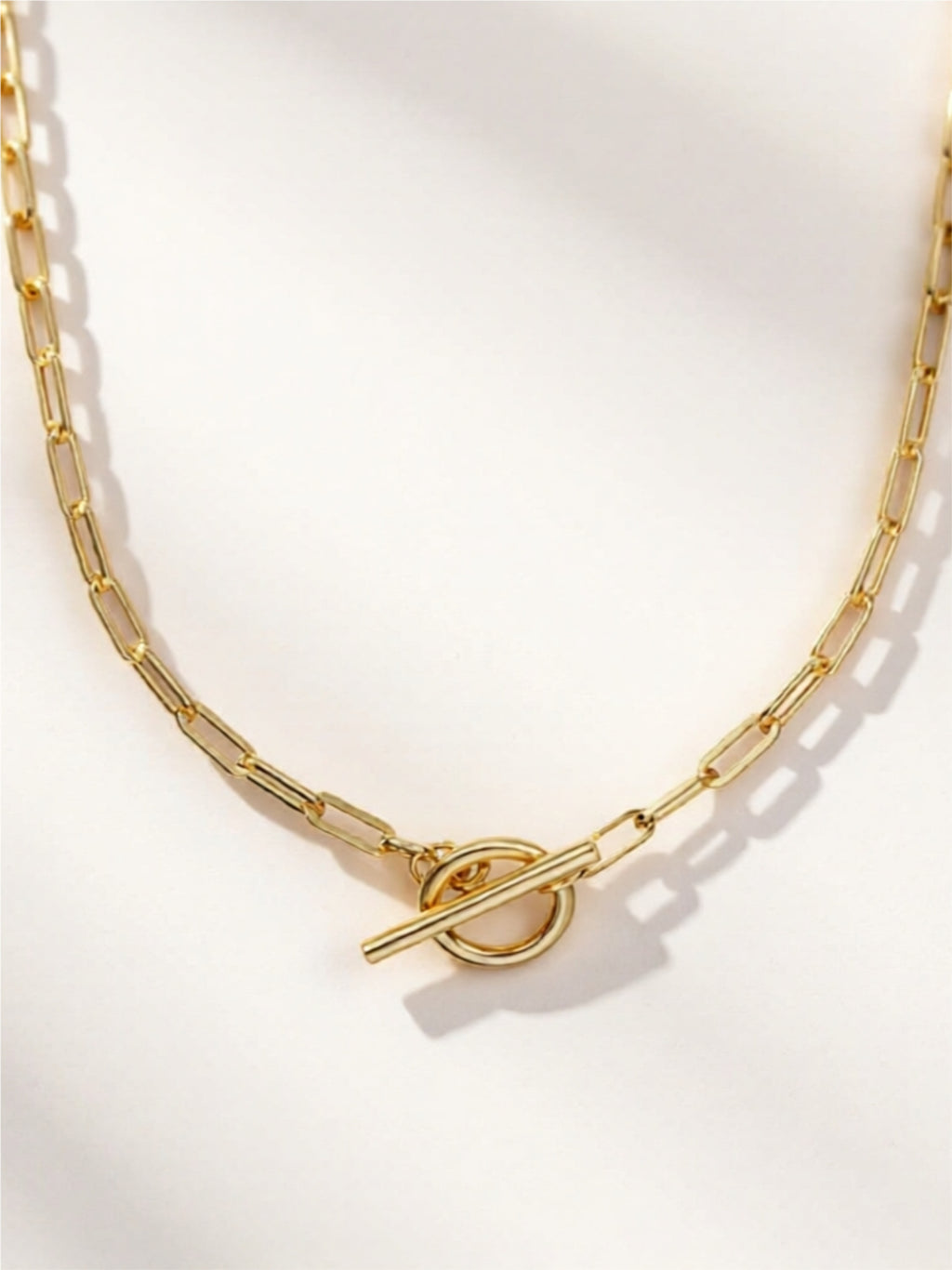Gold Stainless Steel Chain Necklace