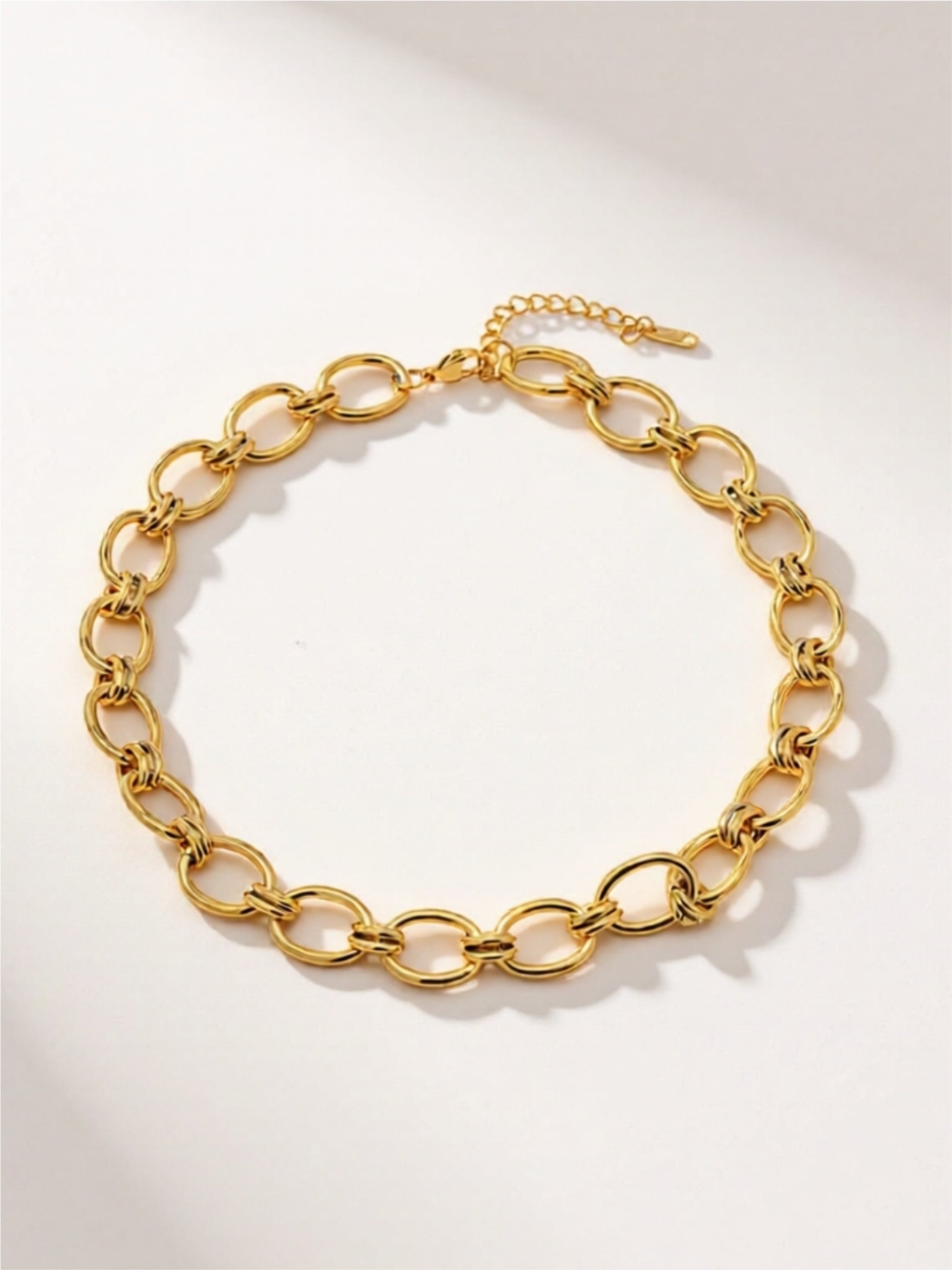 18K Gold Stainless Steel Necklace