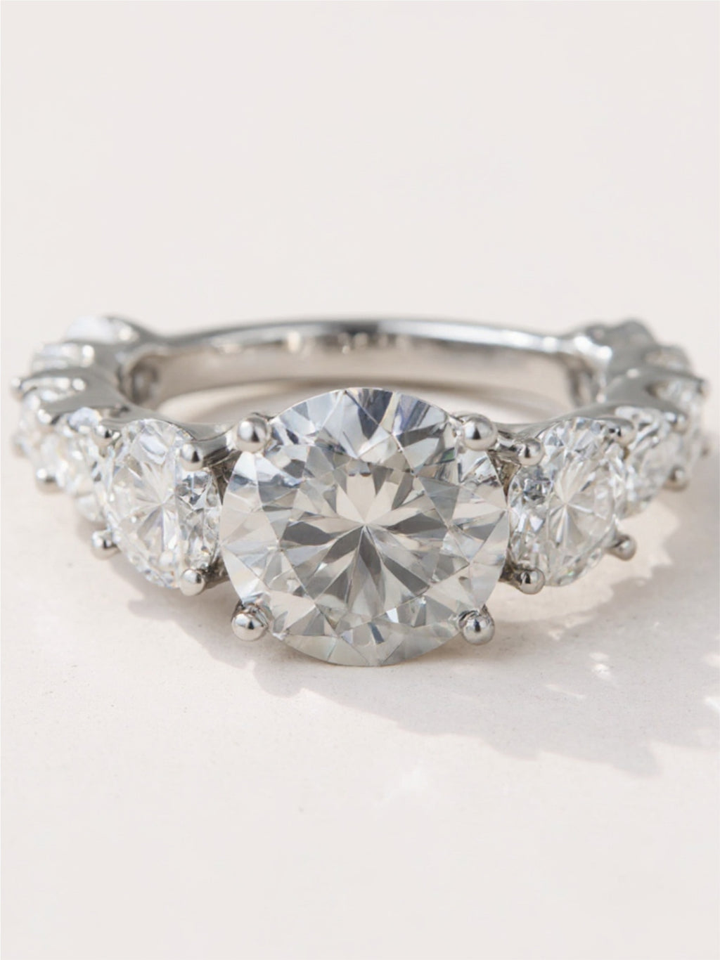 8 Carat Moissanite 925 Sterling Silver Ring
