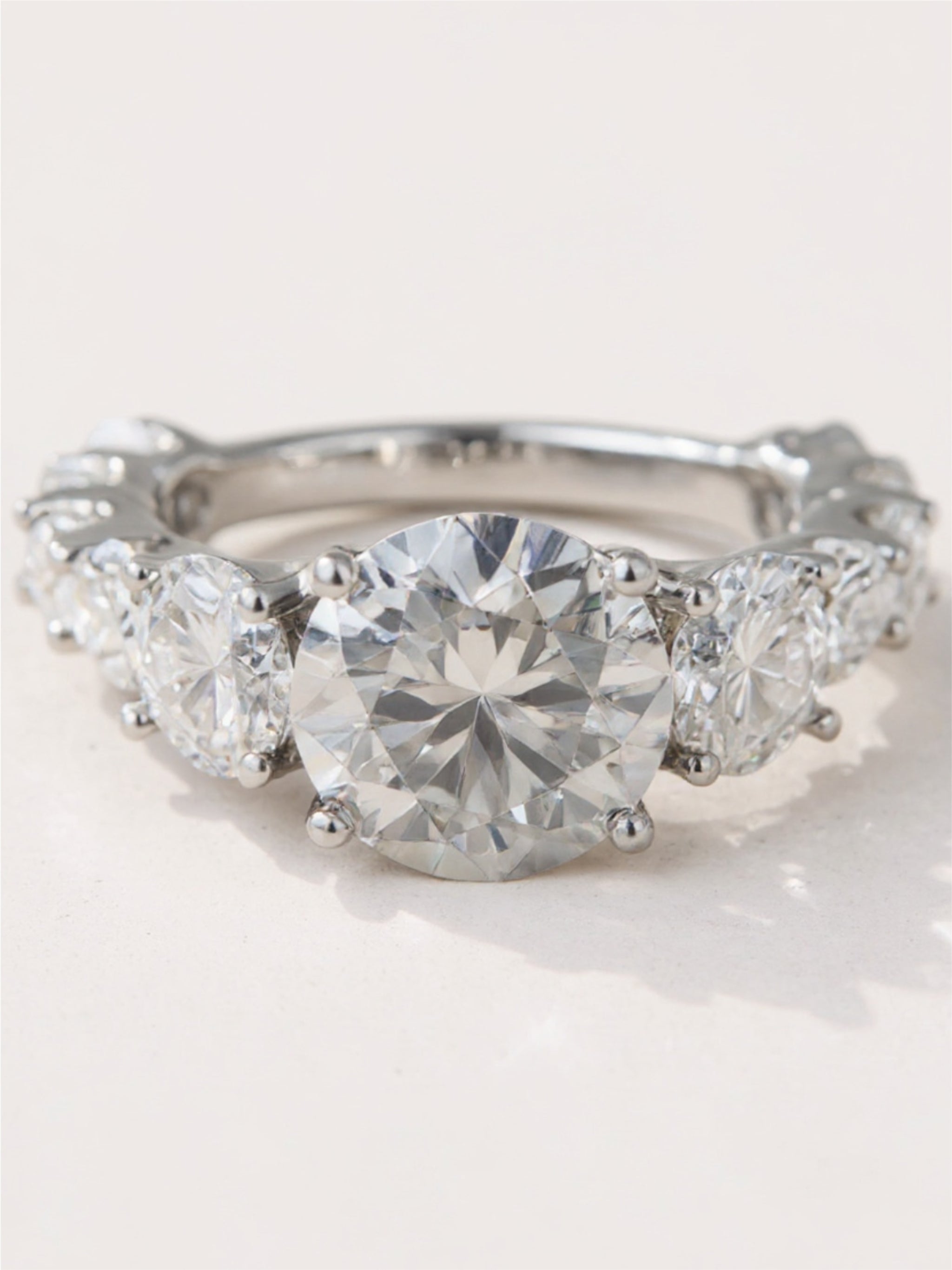 8 Carat Moissanite 925 Sterling Silver Ring