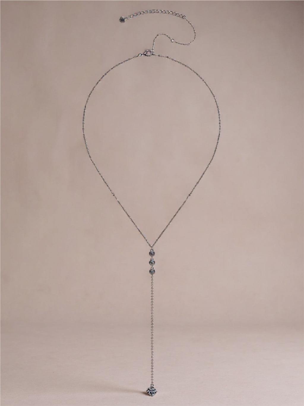 1.3 Carat Moissanite 925 Sterling Silver Drop Necklace