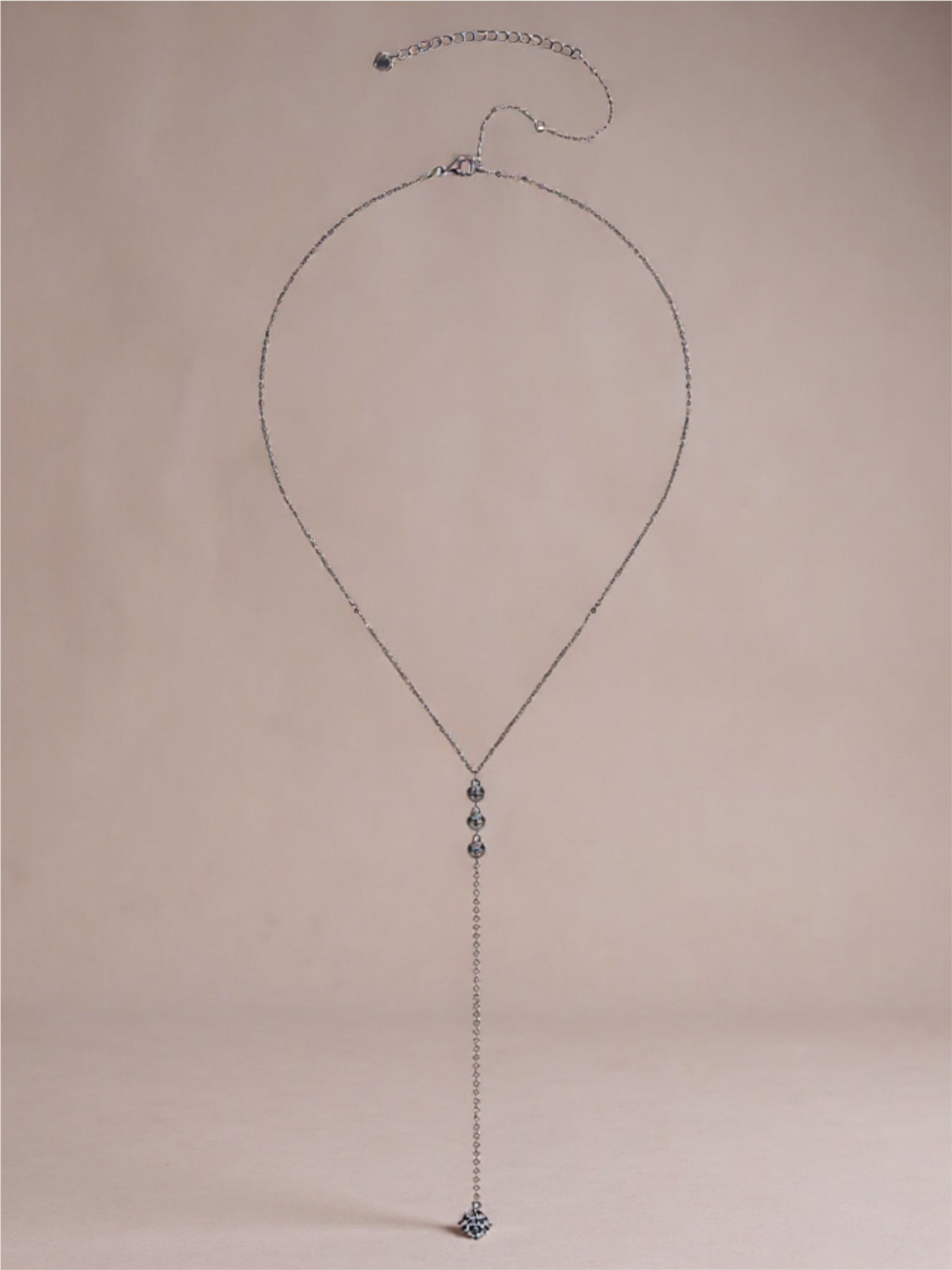 1.3 Carat Moissanite 925 Sterling Silver Drop Necklace