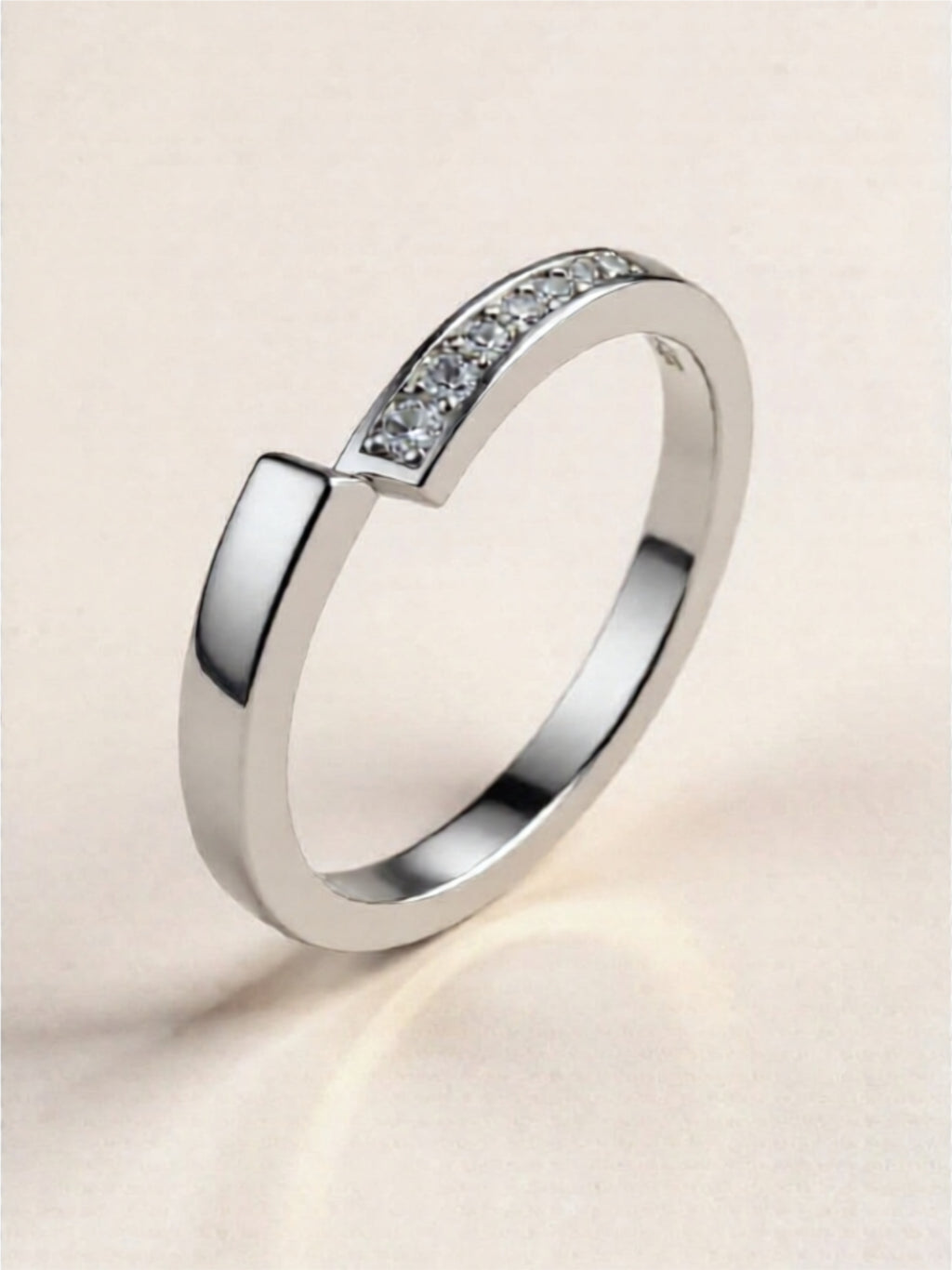 Moissanite 925 Sterling Silver Ring