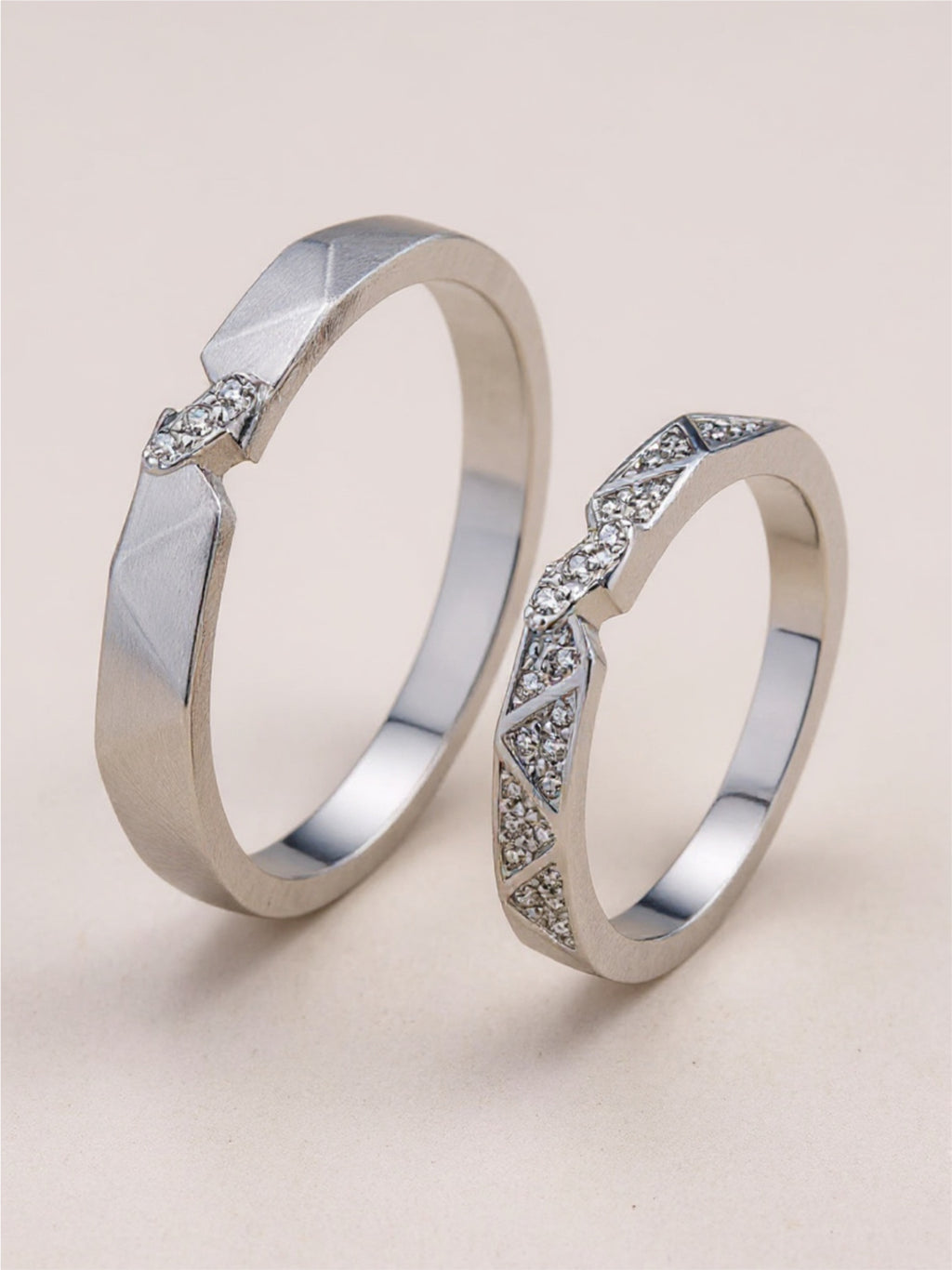 Moissanite Minimalist 925 Sterling Silver Ring