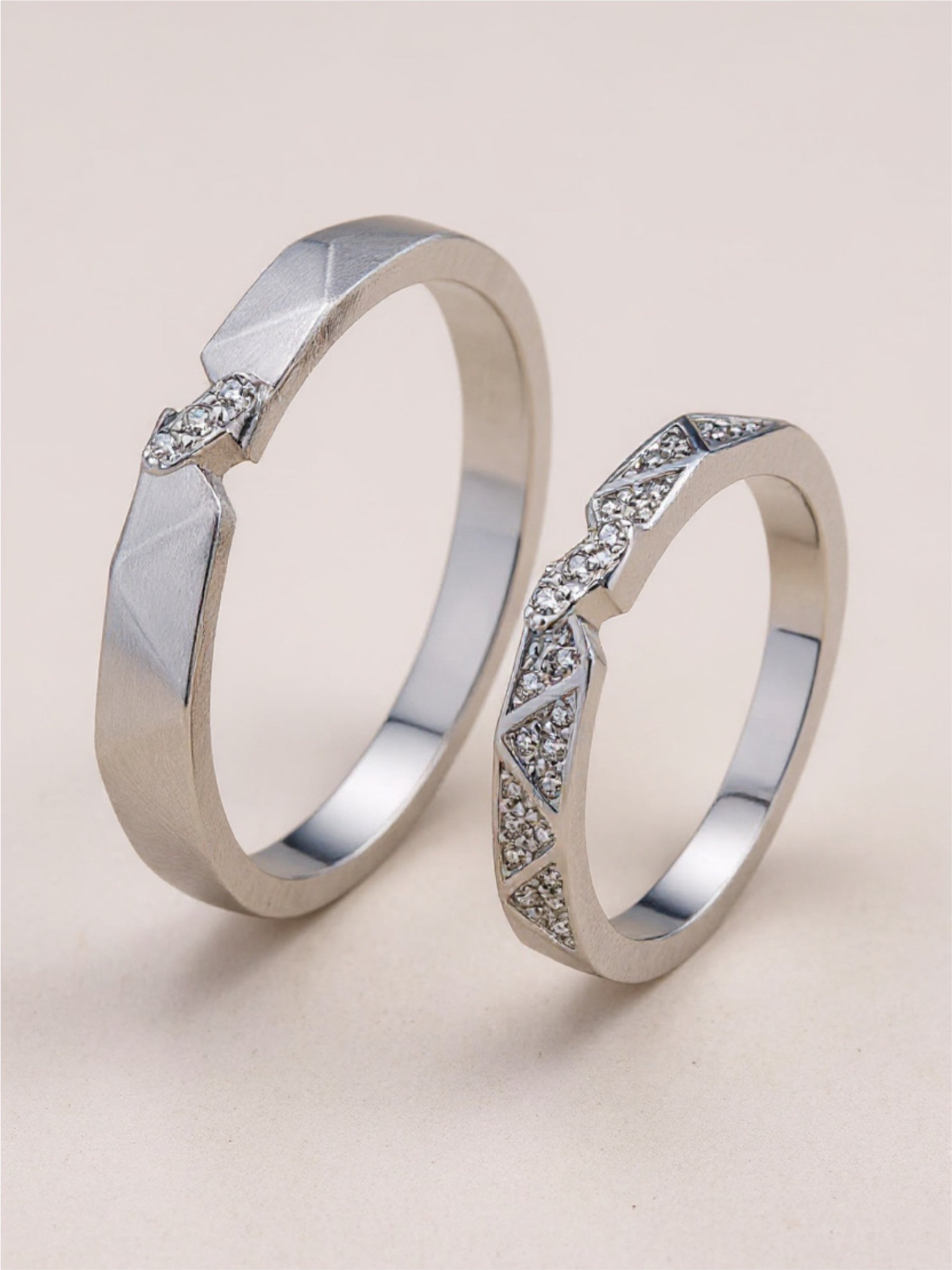 Moissanite Minimalist 925 Sterling Silver Ring