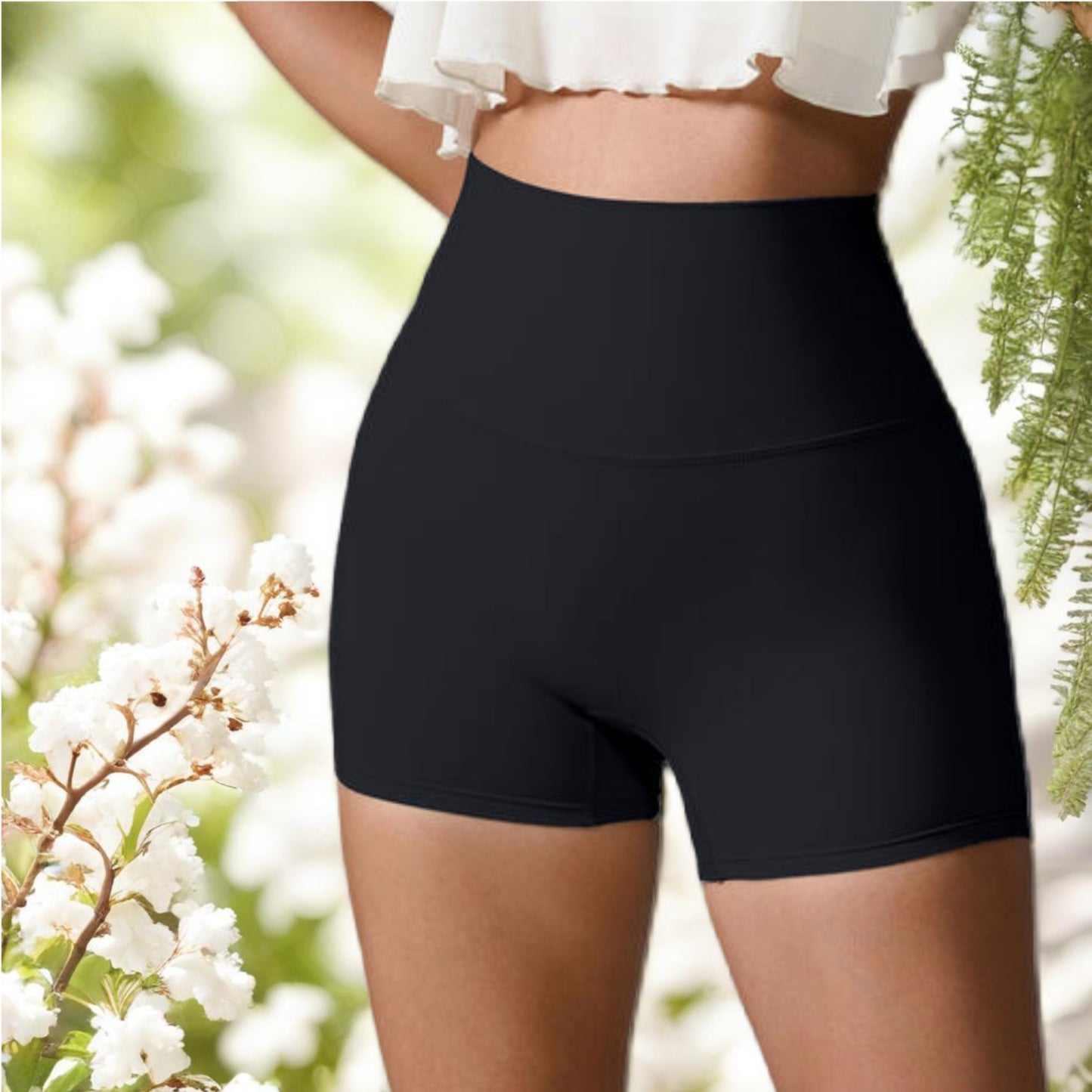 High Waist Active Shorts