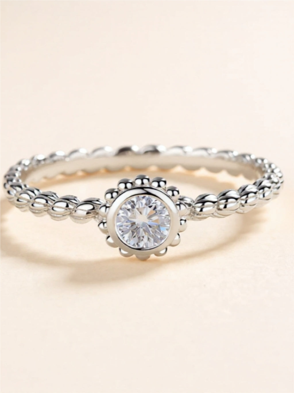 Moissanite 925 Sterling Silver Ring