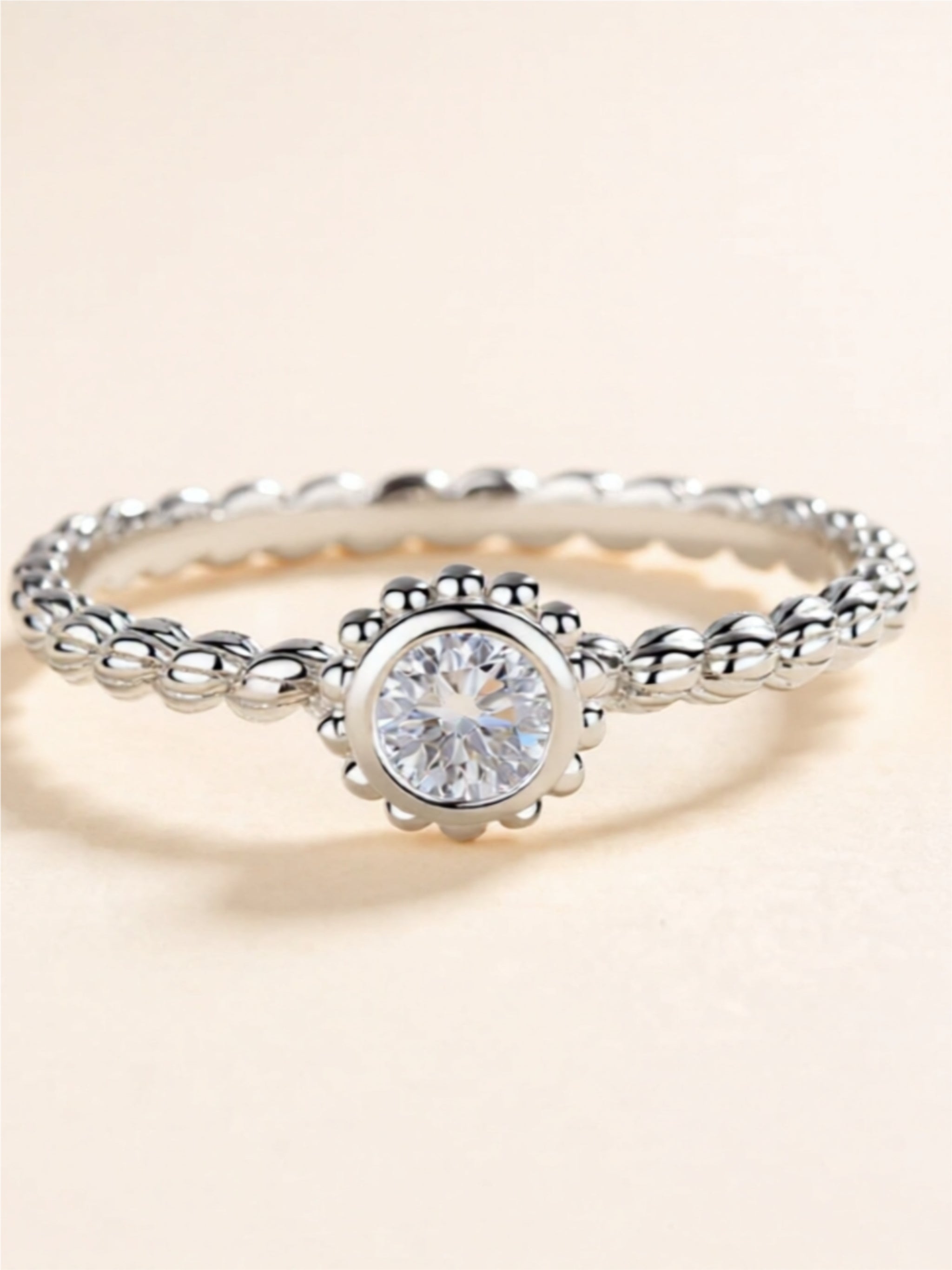 Moissanite 925 Sterling Silver Ring