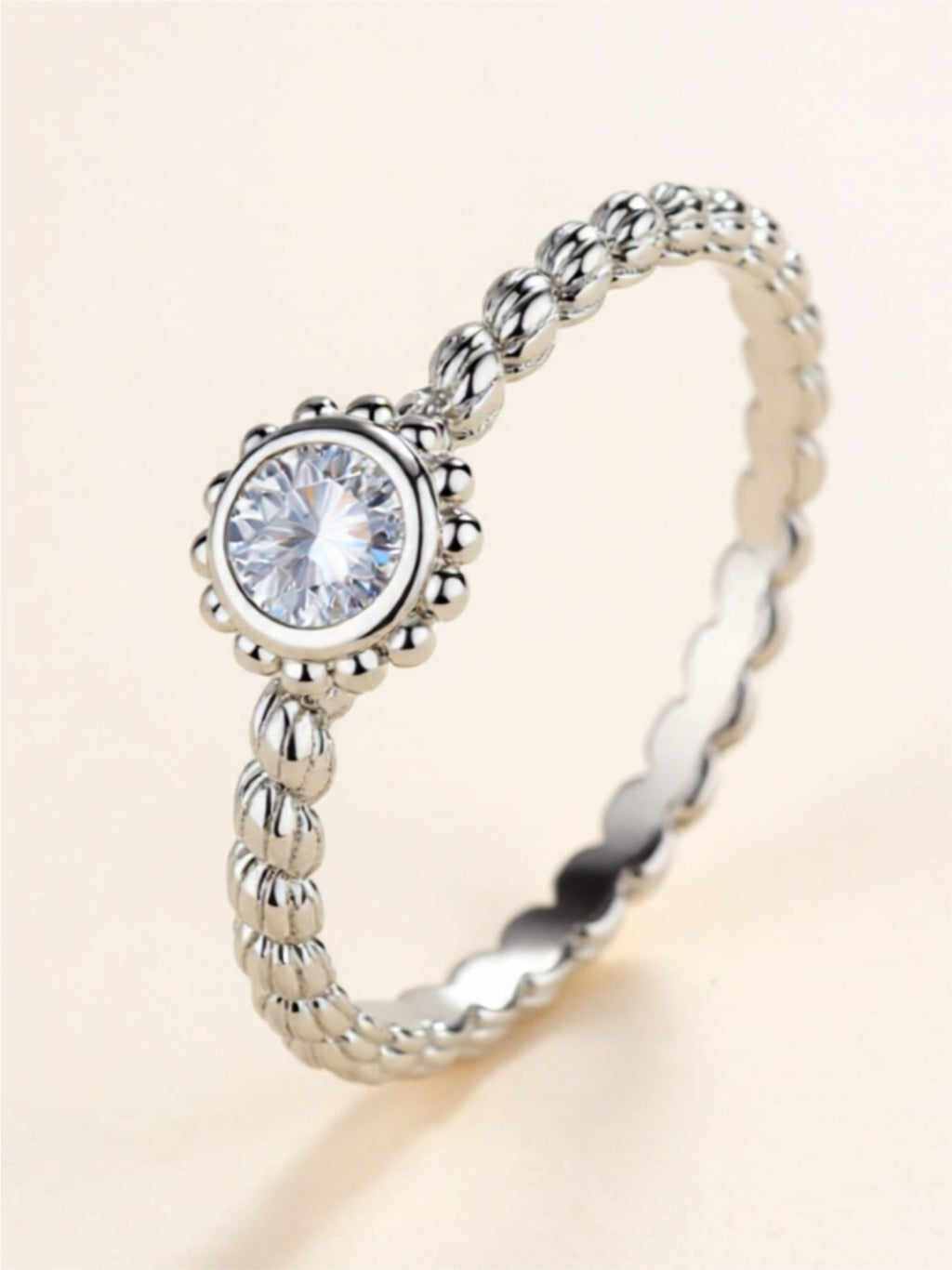 Moissanite 925 Sterling Silver Ring