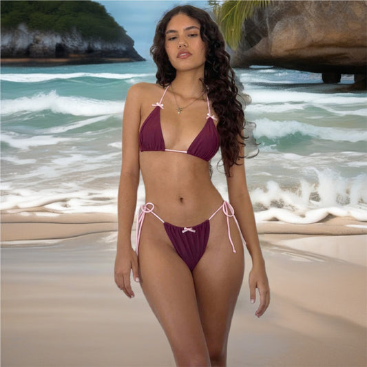 Tie Bikini with Bow Details