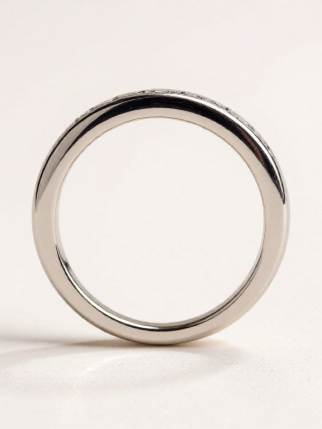 925 Sterling Silver Moissanite Ring