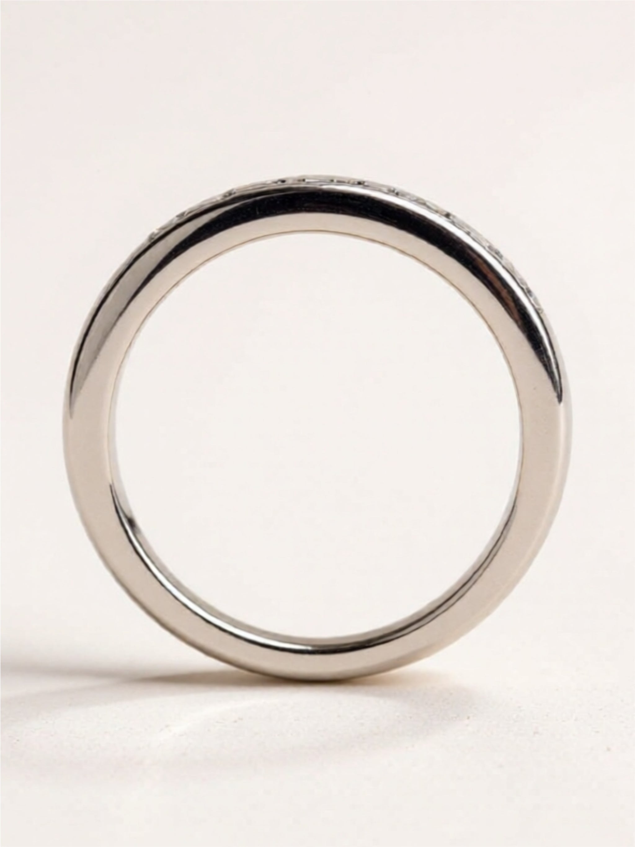 925 Sterling Silver Moissanite Ring