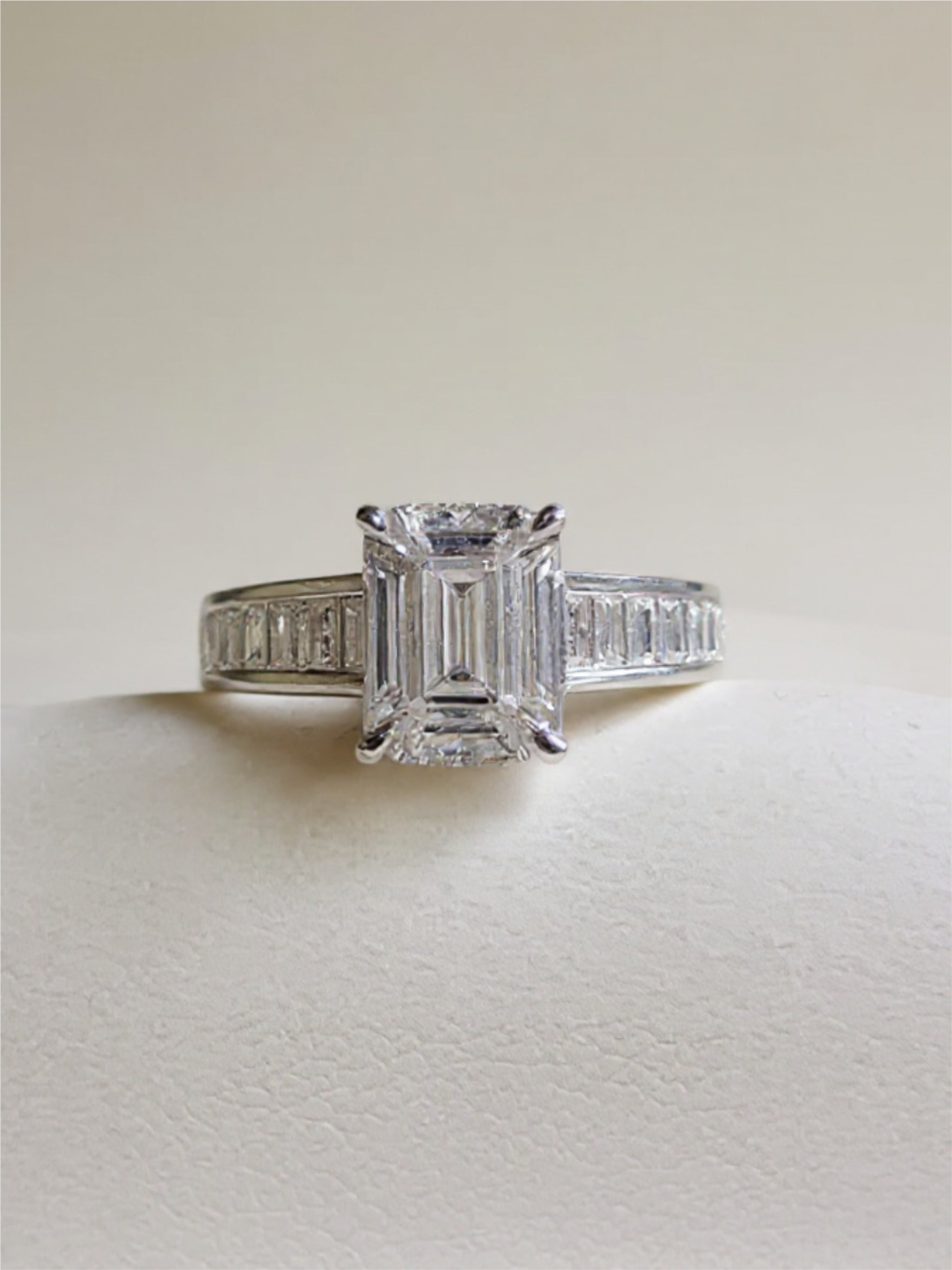 3 Carat Moissanite 925 Sterling Silver Ring