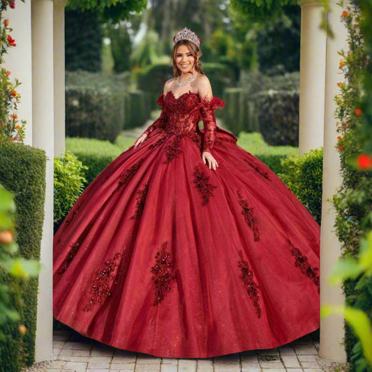 Off The Shoulder Quinceanera Dress Ball Gown