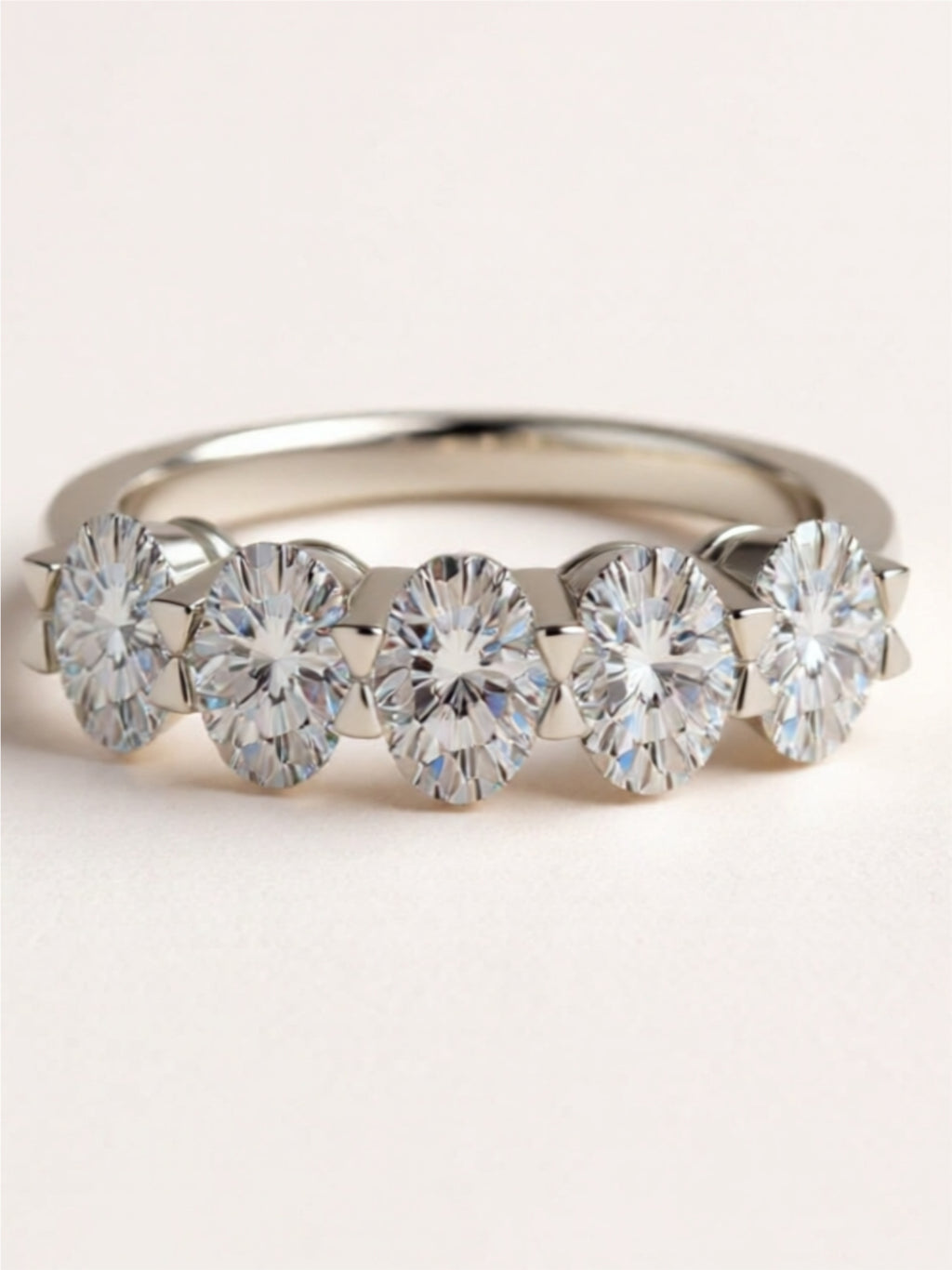 2.5 Carat Moissanite 925 Sterling Silver Ring