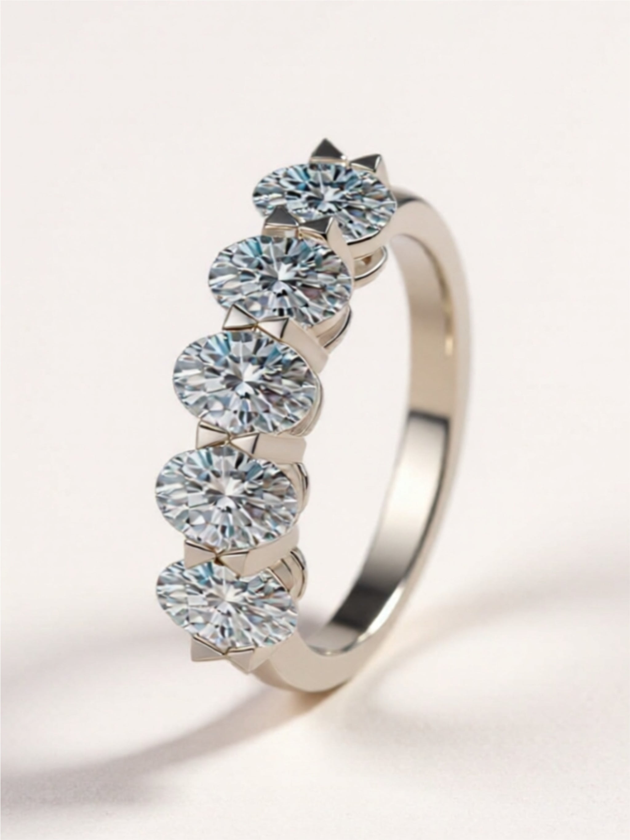 2.5 Carat Moissanite 925 Sterling Silver Ring