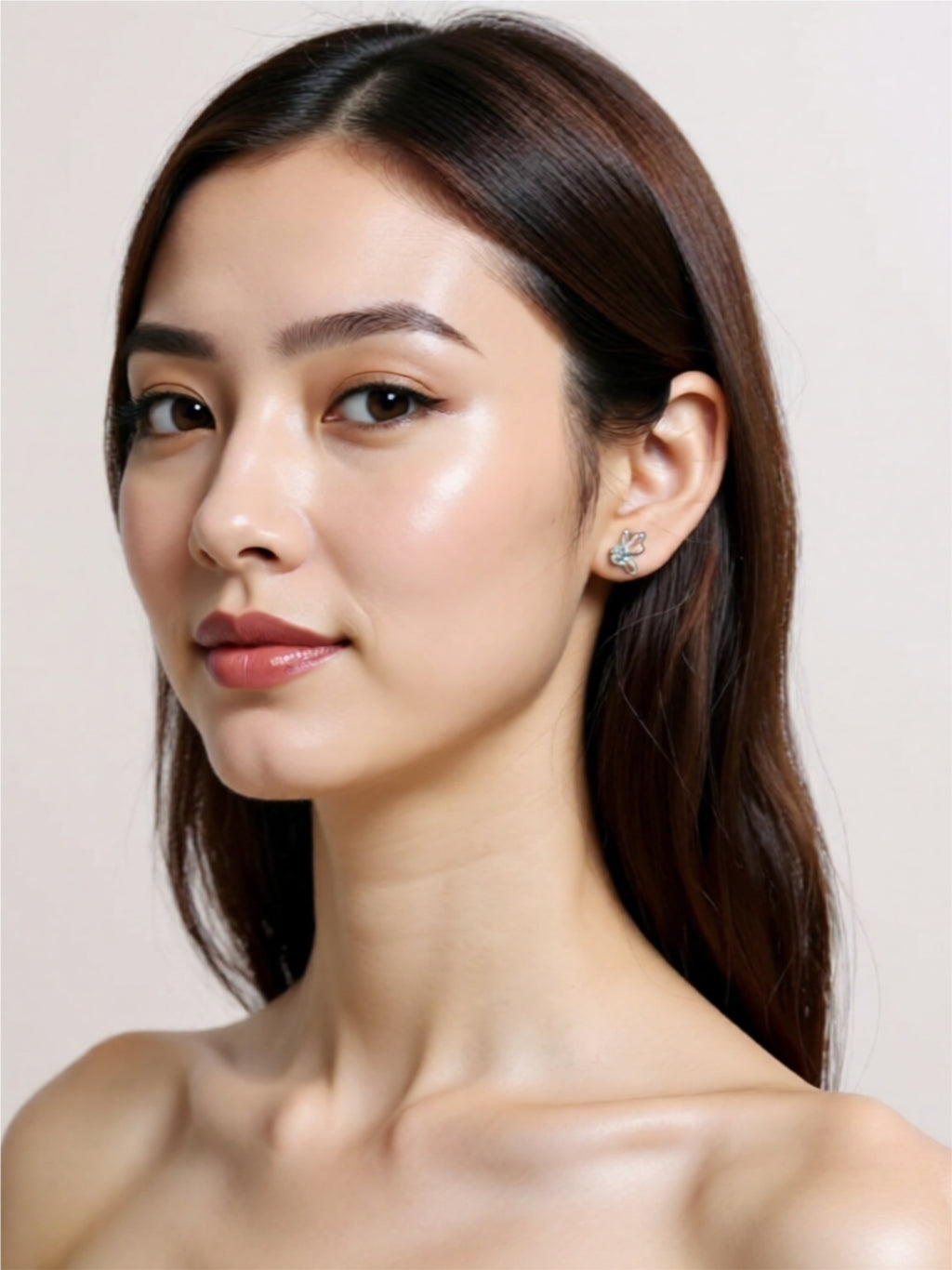 1 Carat Moissanite Butterfly 925 Sterling Silver Earrings