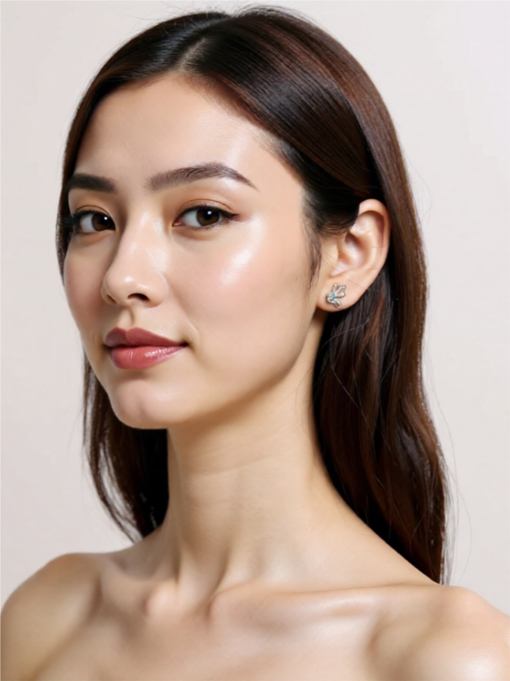 1 Carat Moissanite Butterfly 925 Sterling Silver Earrings