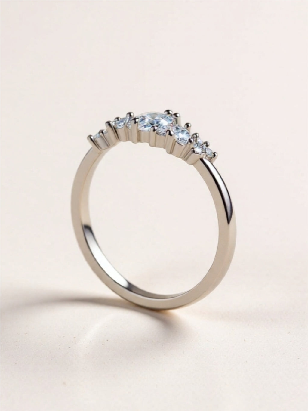 Moissanite 925 Sterling Silver Ring