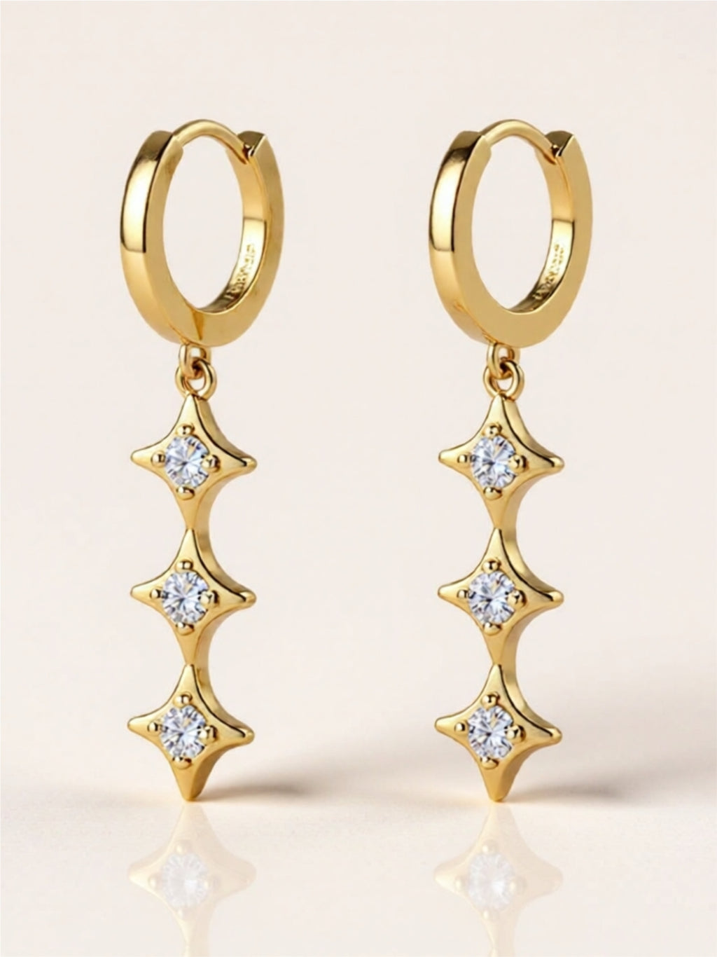 Moissanite 925 Sterling Silver Earrings