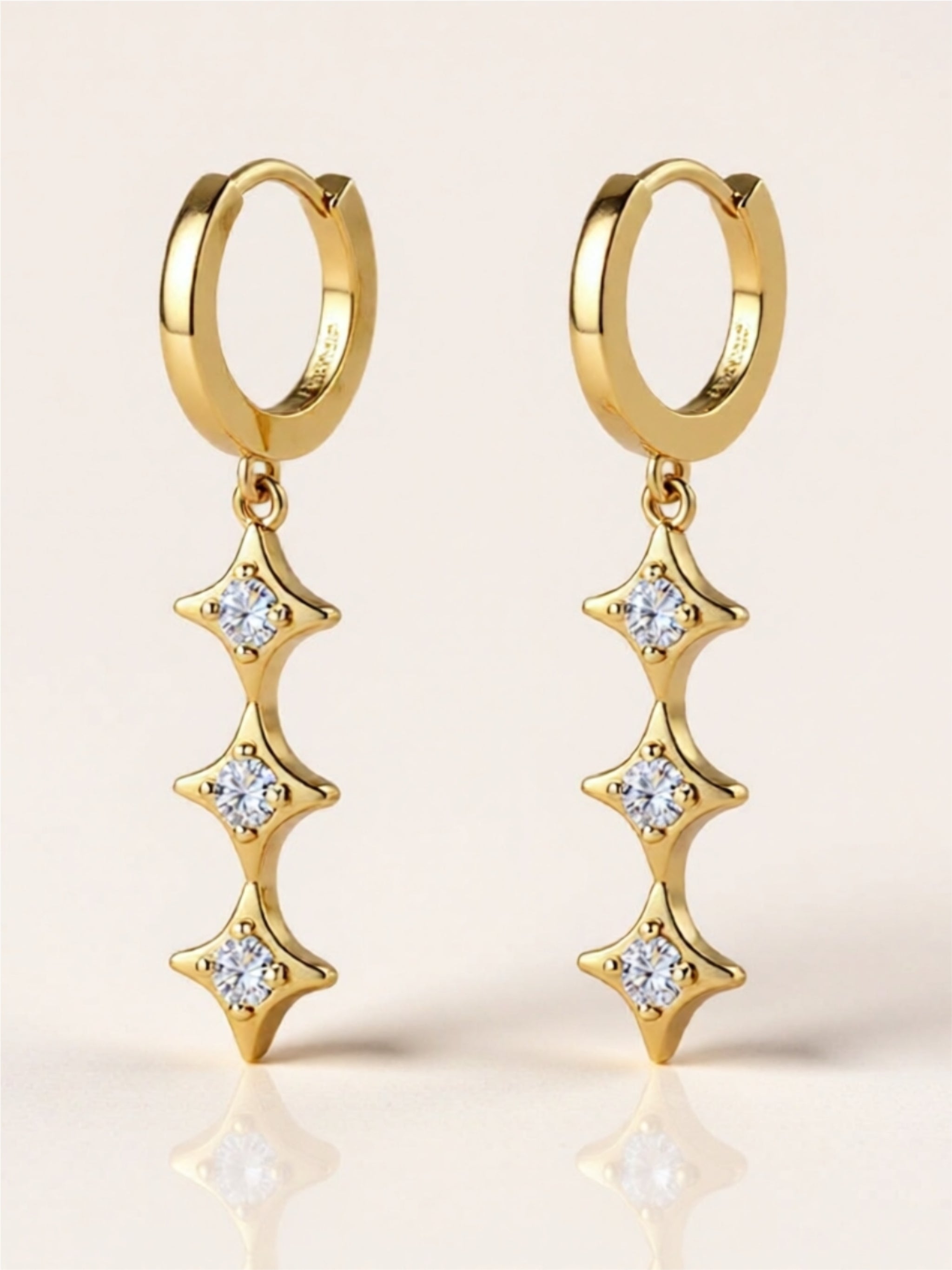 Moissanite 925 Sterling Silver Earrings