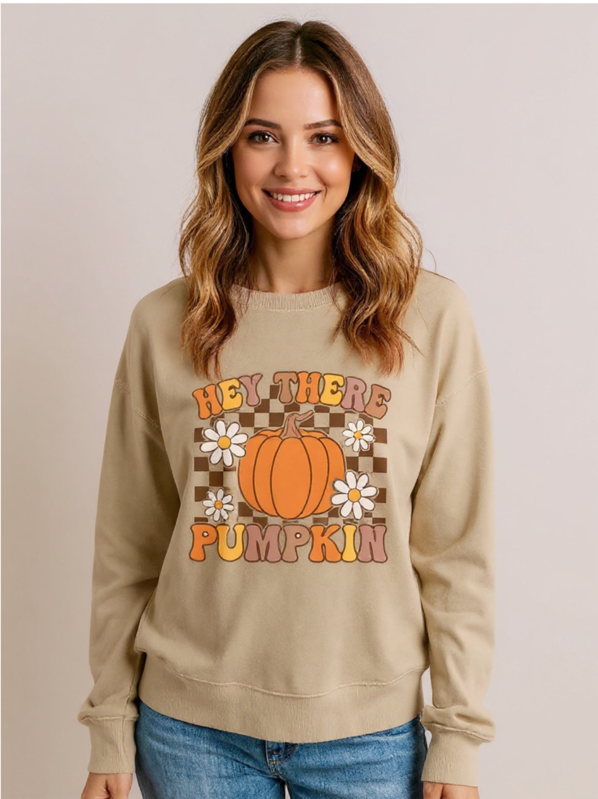 Pumpkin Graphic Sweatshirt