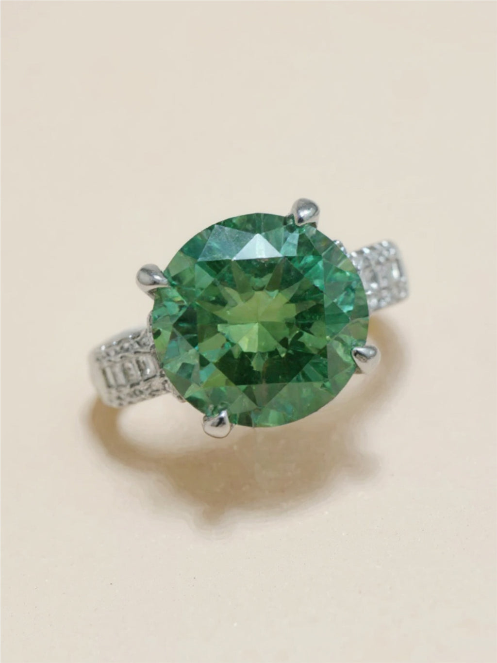 5 Carat Moissanite 925 Sterling Silver Ring