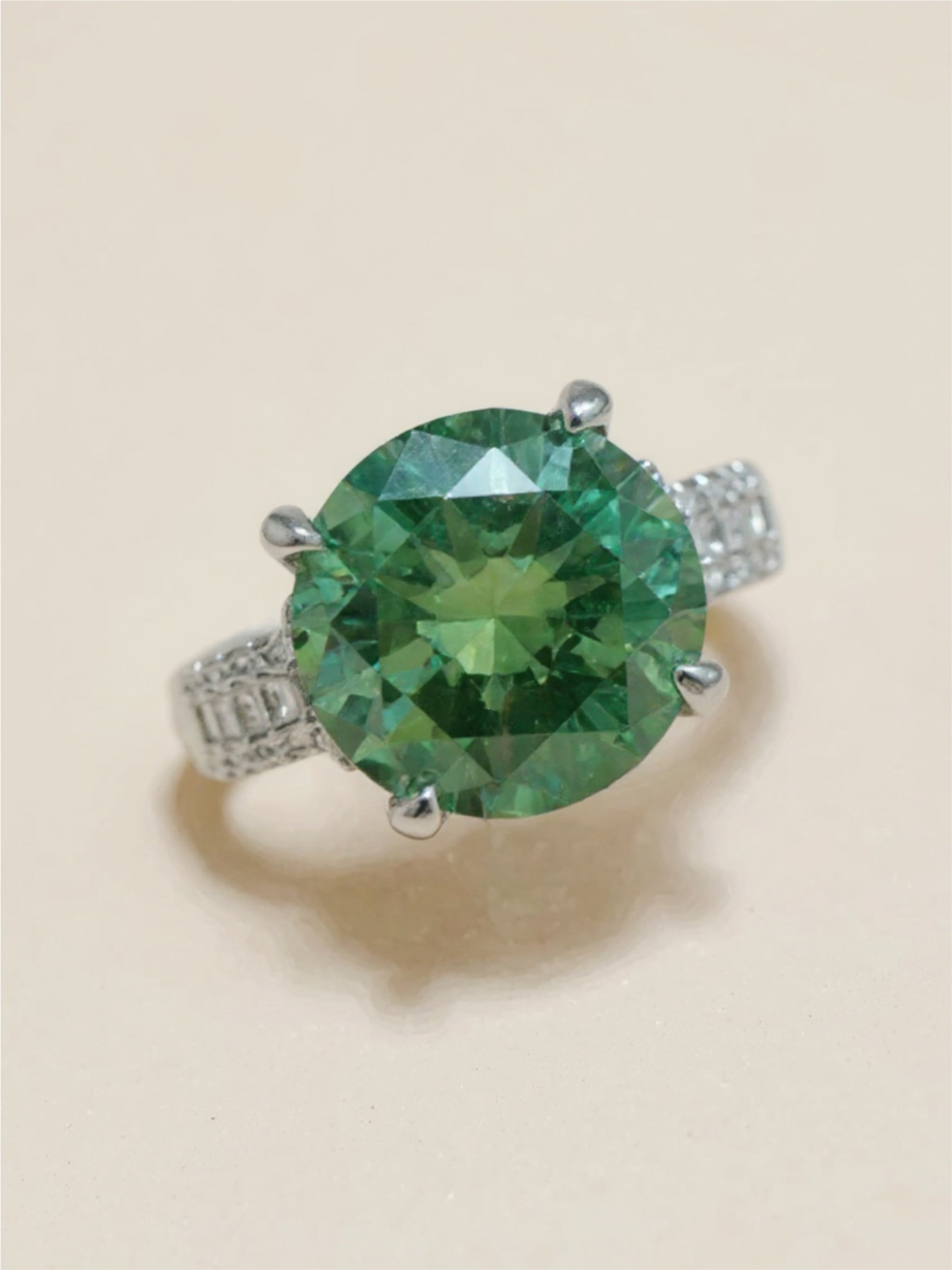 5 Carat Moissanite 925 Sterling Silver Ring