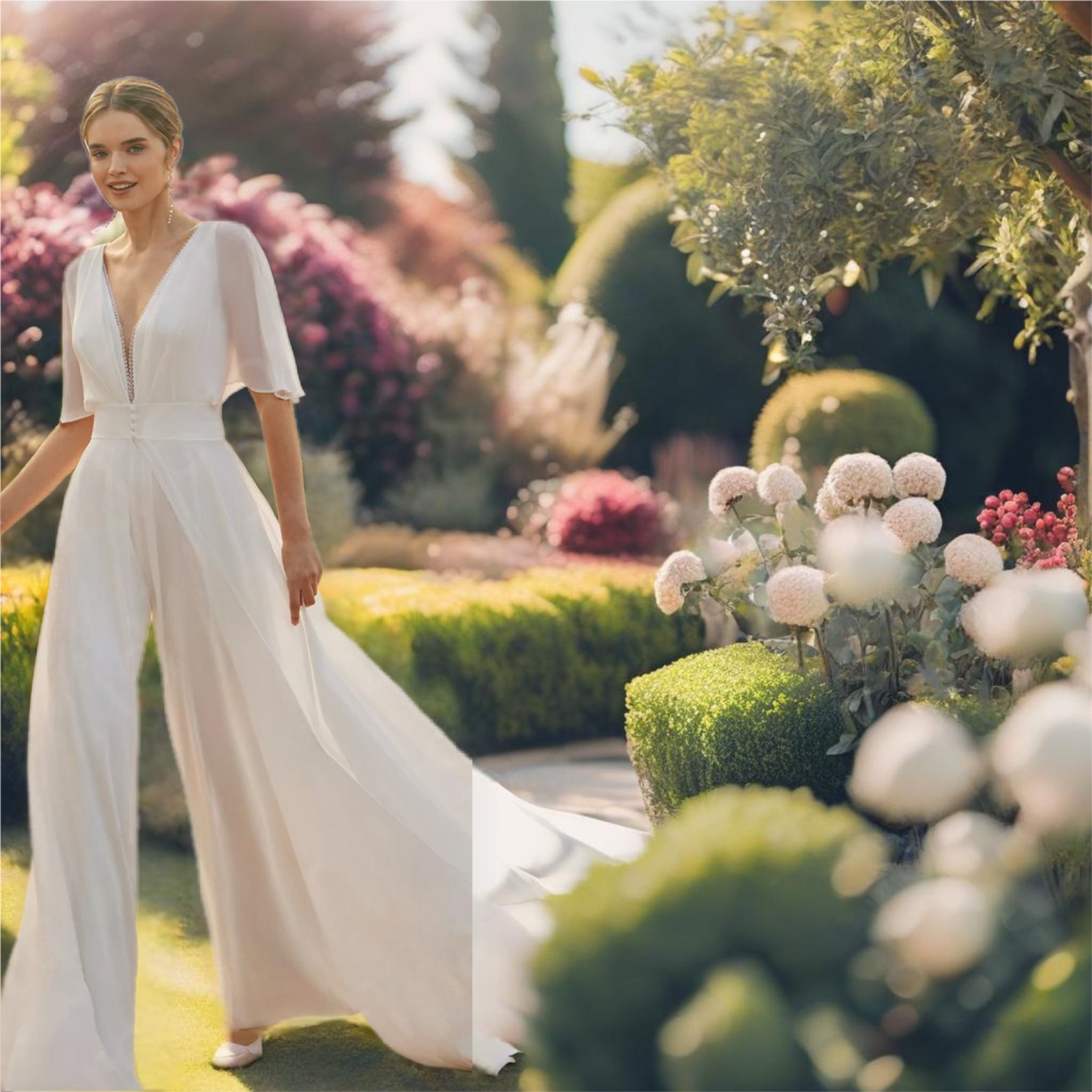 Three Piece Wedding Pant Suit
