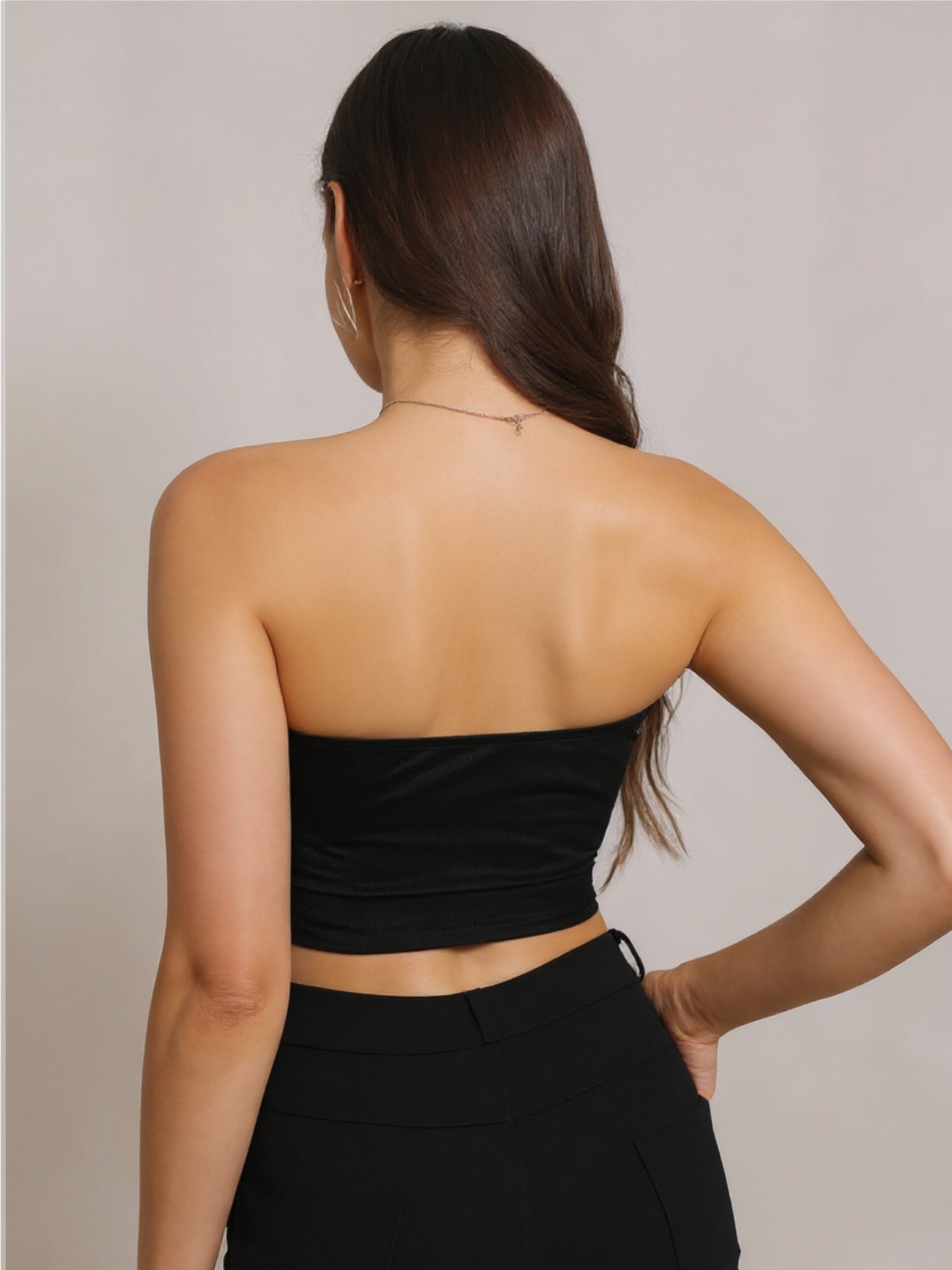 Heart Spider Web Tube Top