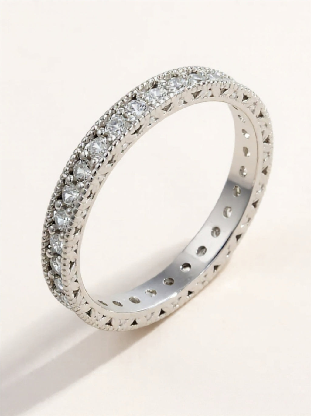 925 Sterling Silver CZ Ring