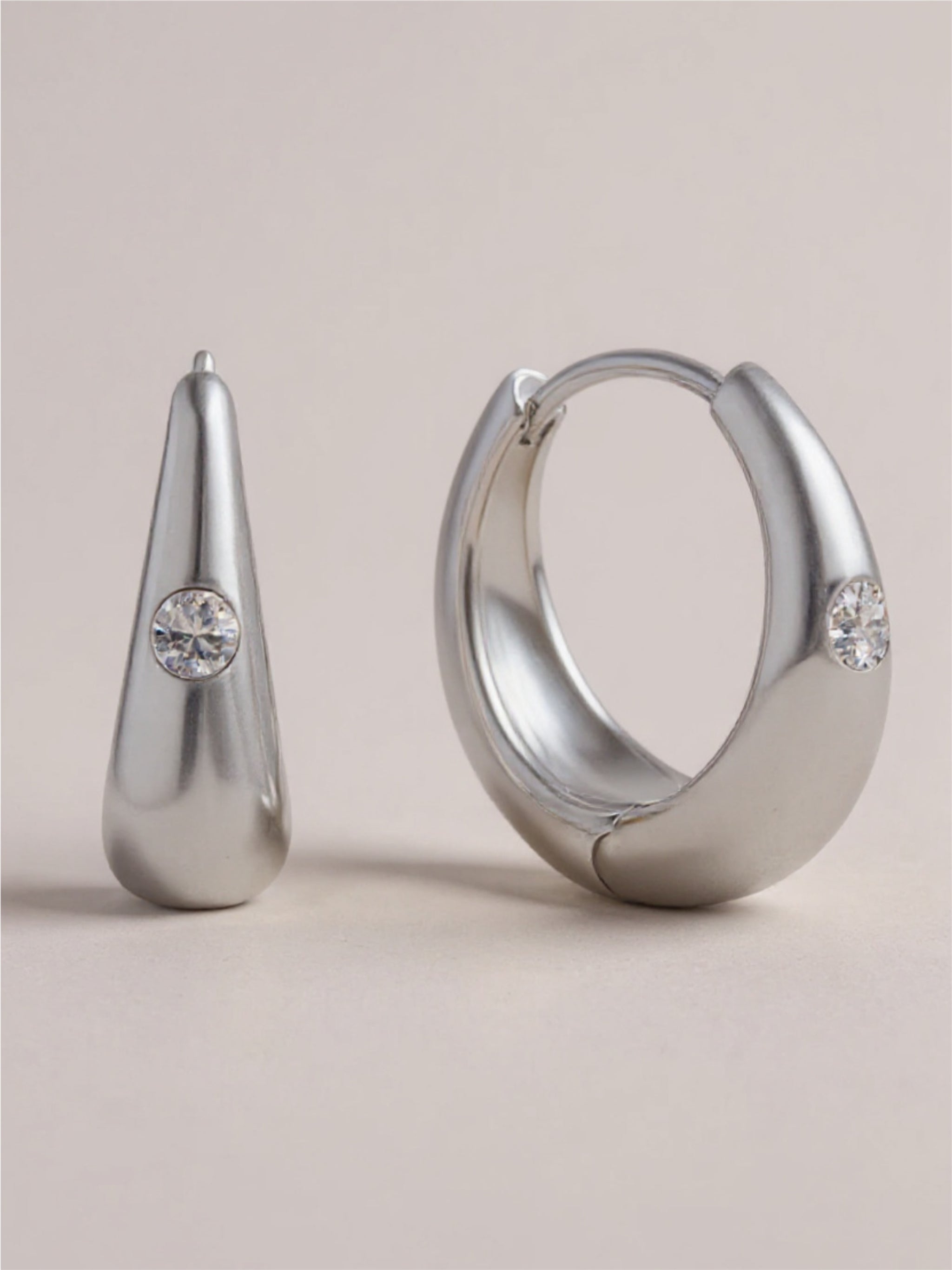 Moissanite 925 Sterling Silver Earrings